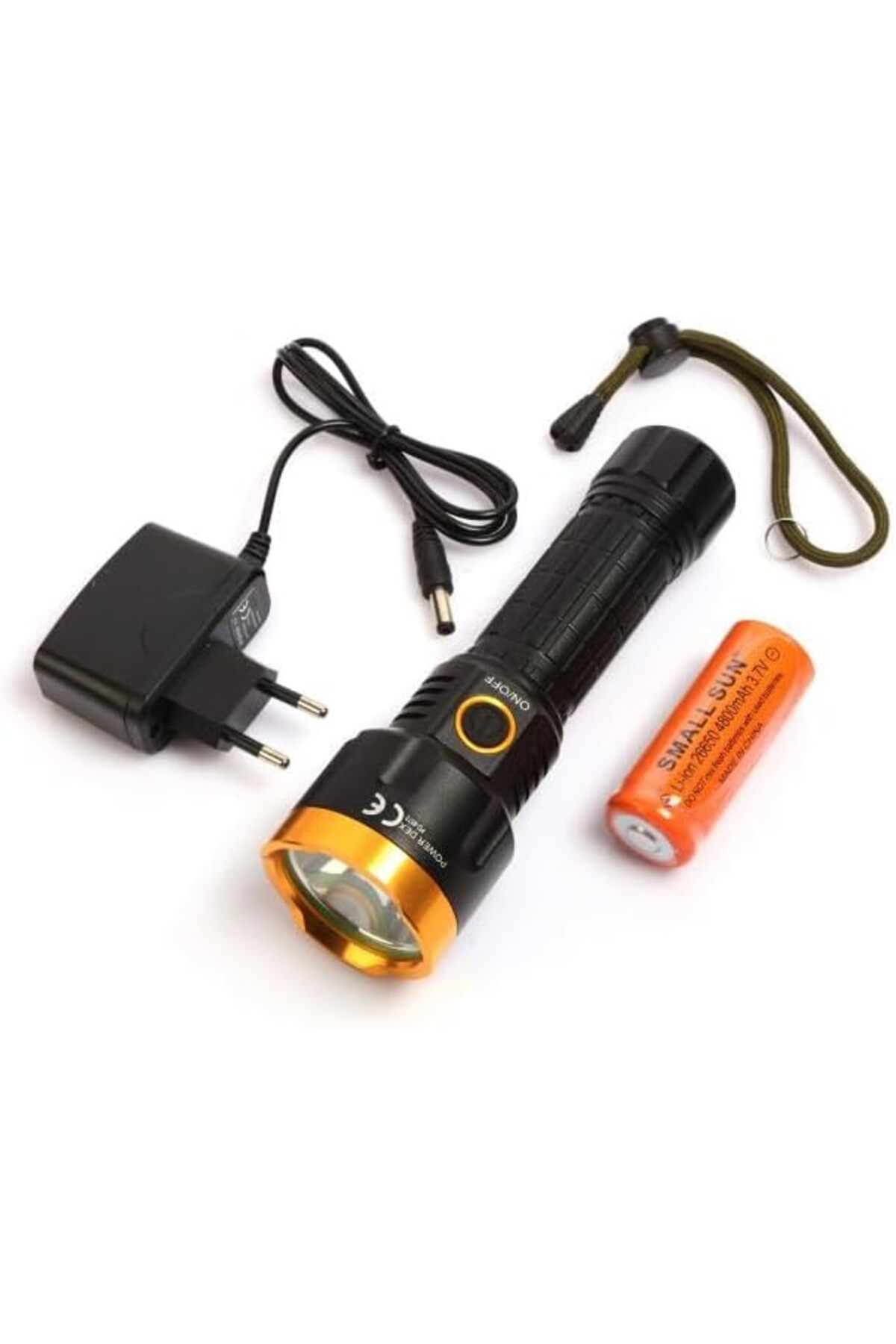 LuxShoping PD-6572 2800 Lümen LED Şarjlı El Feneri 1142128 LuxShoping PD-6572 2800 Lümen LED Şarjlı El Feneri 1142128