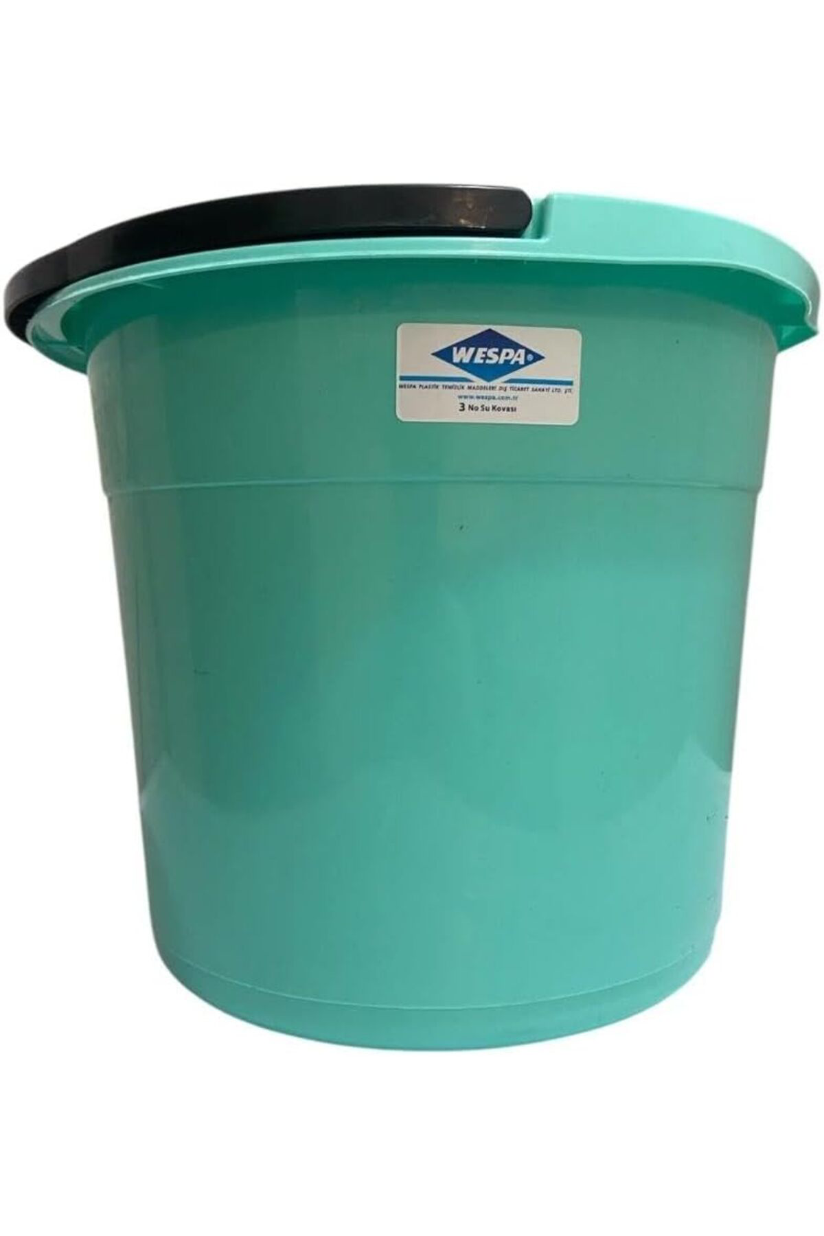 LuxShoping Plastik Su Kovası, Turkuaz, 3 No, Dayanıklı Ev ve Bahç