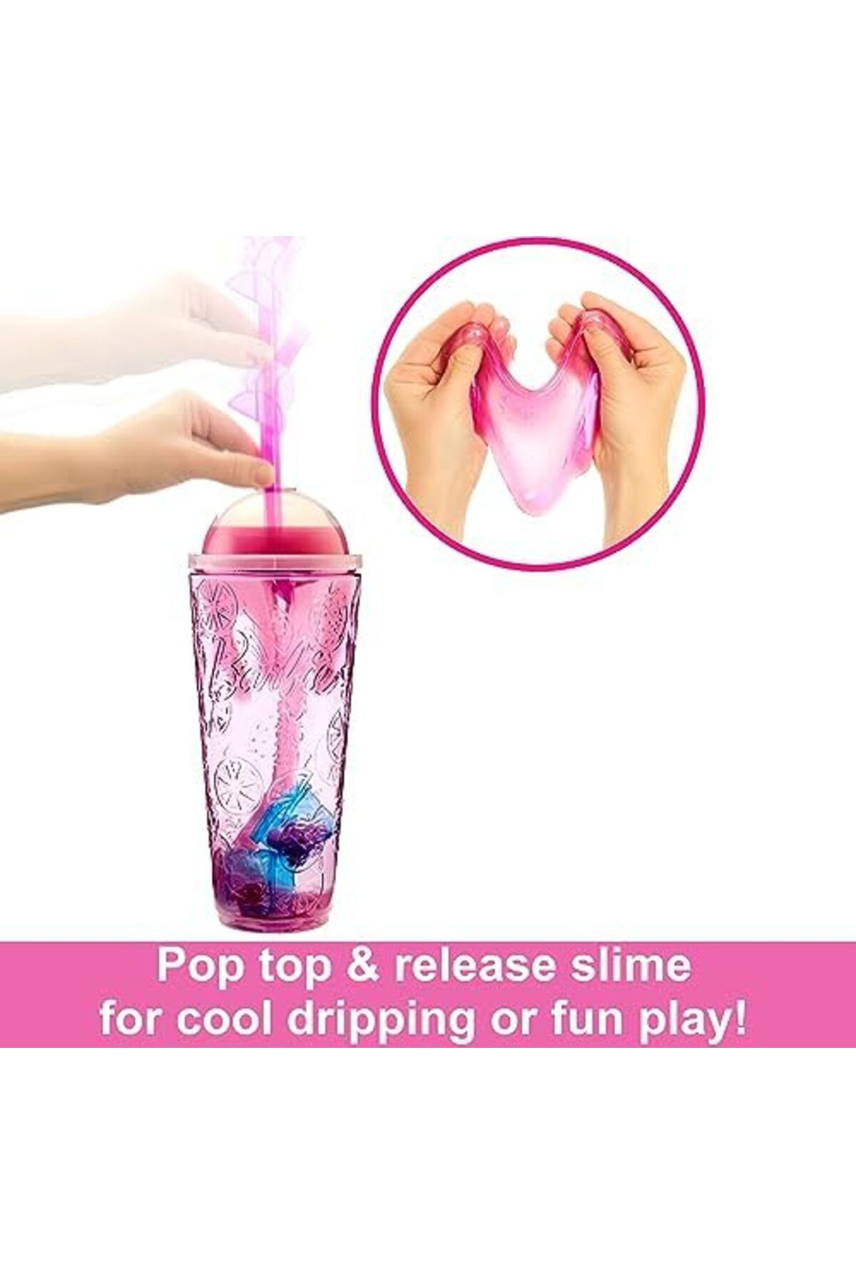 LuxShoping Pop Reveal Bebek Meyve Serisi Çilekli Limonatalı, 3 Ya