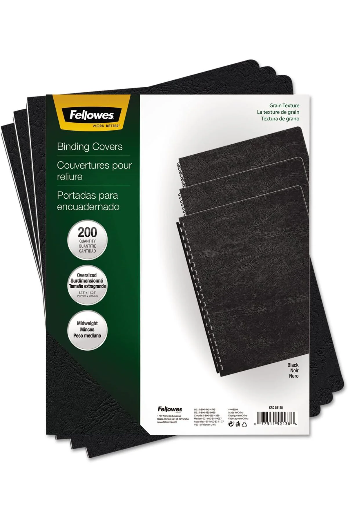 LuxShoping – "Presentation Cover, 8 – 3/4" x11 – 1/4, 200/PK,, so