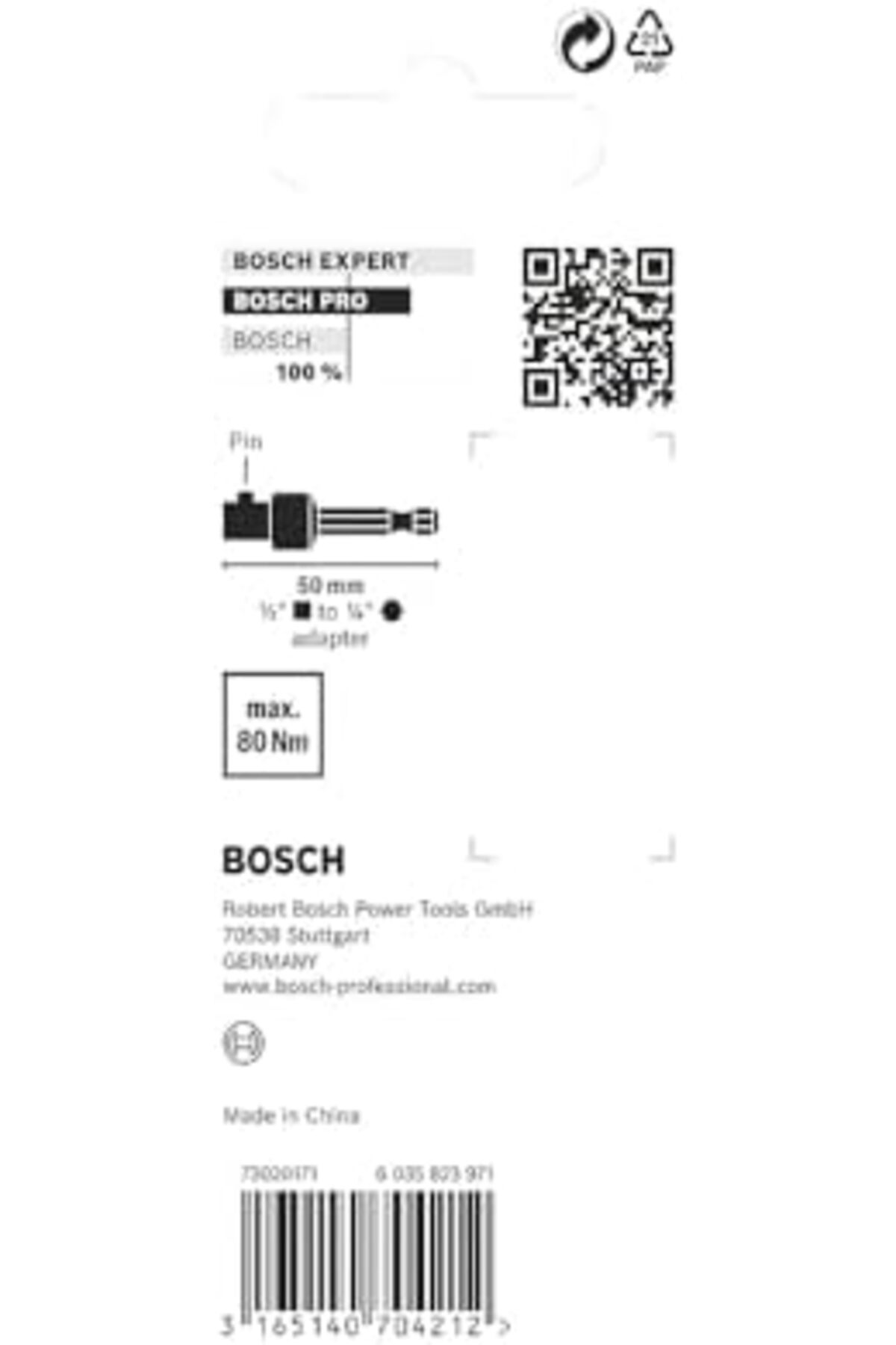 LuxShoping Pro adaptörü 1/4 "-Aussensechskantschaft "1/2-dış dört
