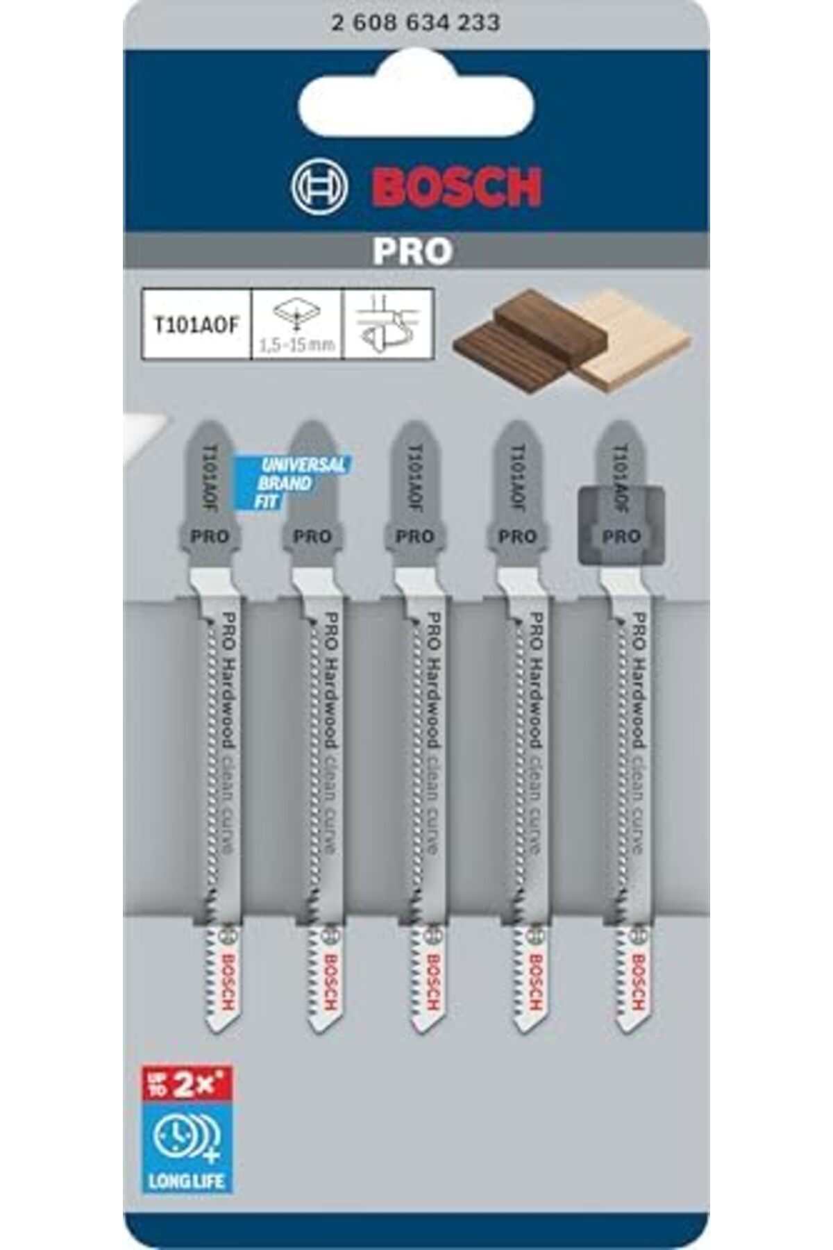 LuxShoping Professional 5 x dekupaj testere bıçağı T 101 AOF lami