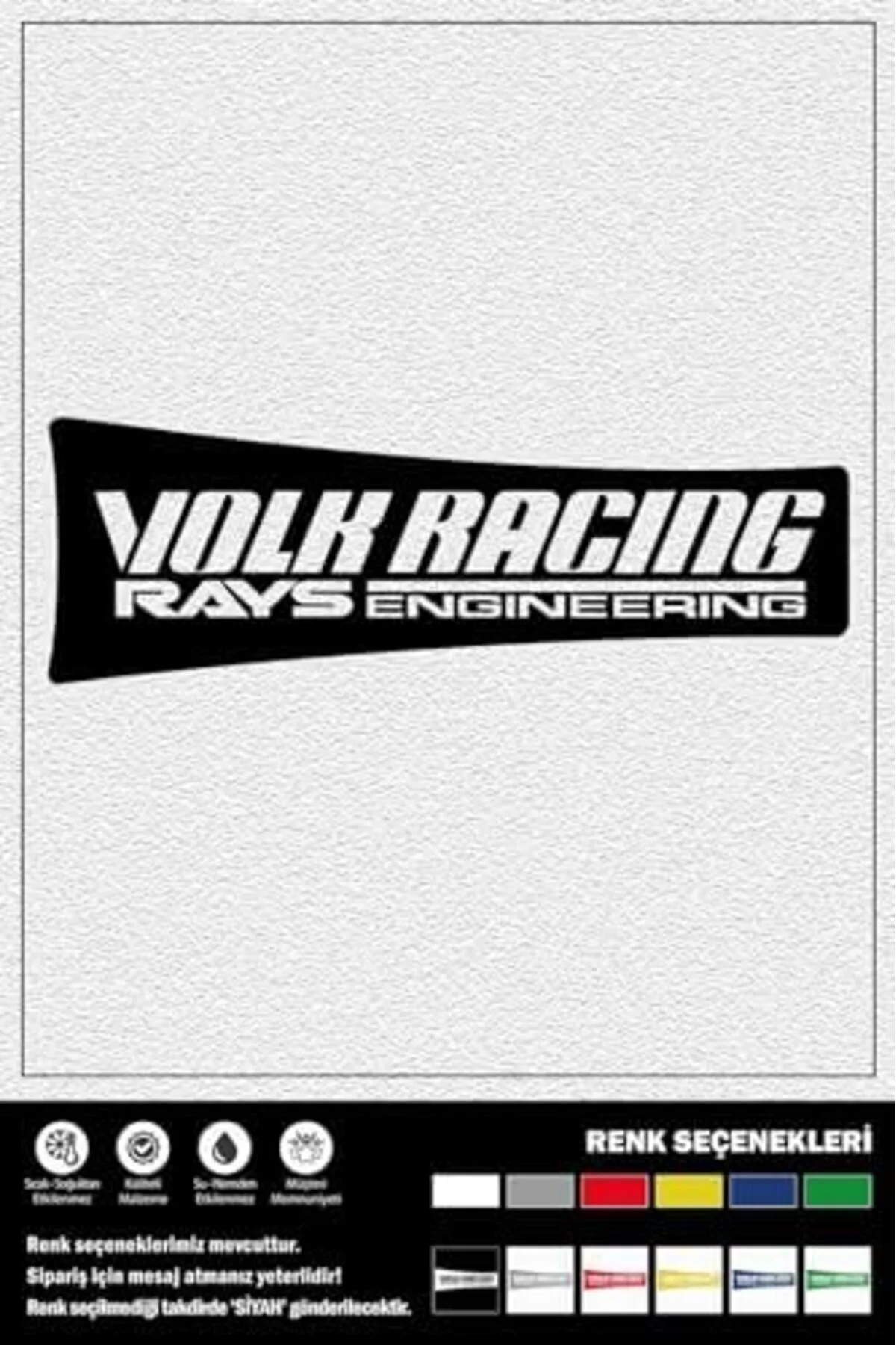 LuxShoping RACING RAYS ENGINEERING STICKER 18 x 6 cm 1142128