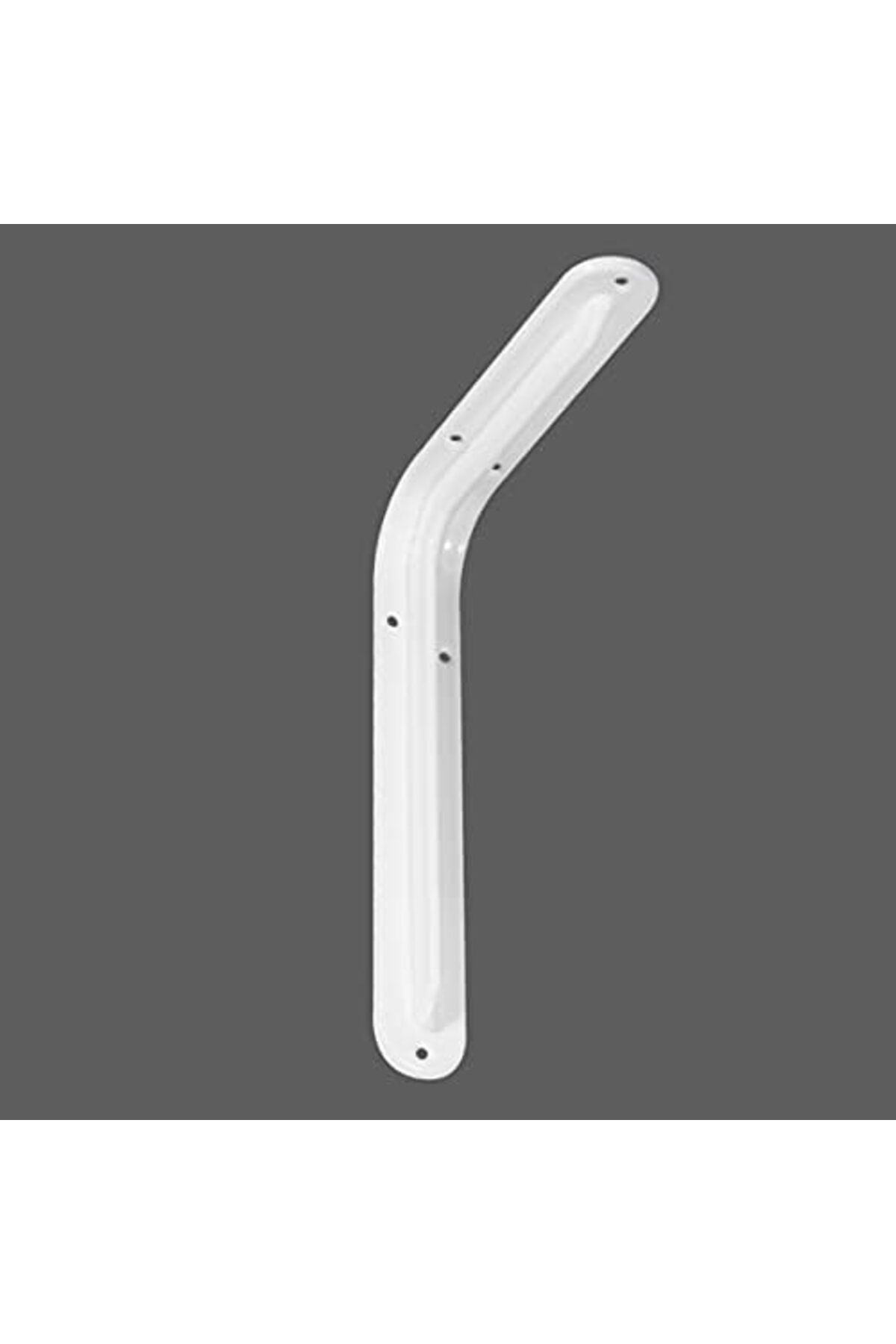 LuxShoping Raf Altı Ayak Raf Tutucu L Demir 16.5 x 23 cm Beyaz Mo