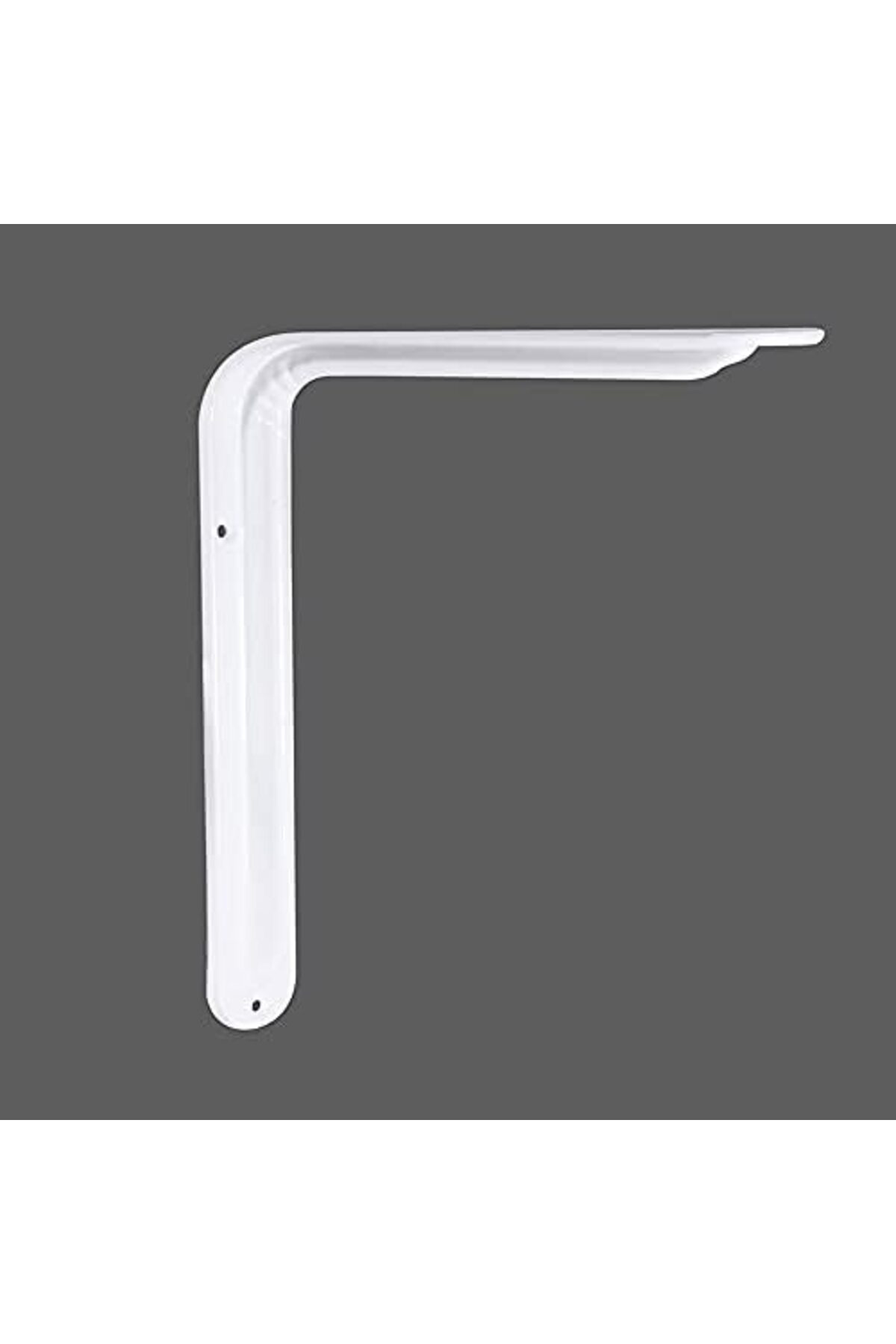 LuxShoping Raf Altı Ayak Raf Tutucu L Demir 11 x 14 cm Beyaz Mont