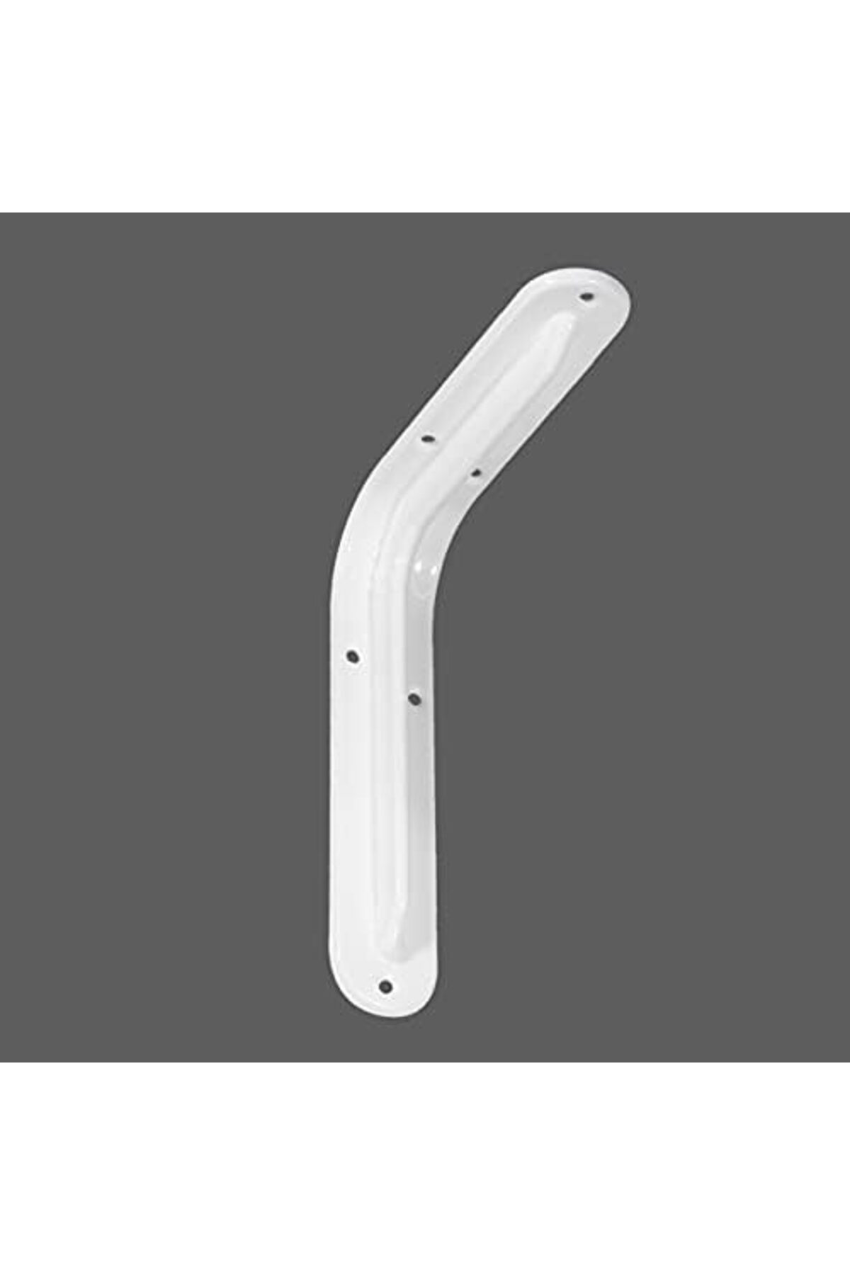 LuxShoping Raf Altı Ayak Raf Tutucu L Demir 11 x 14 cm Beyaz Mont