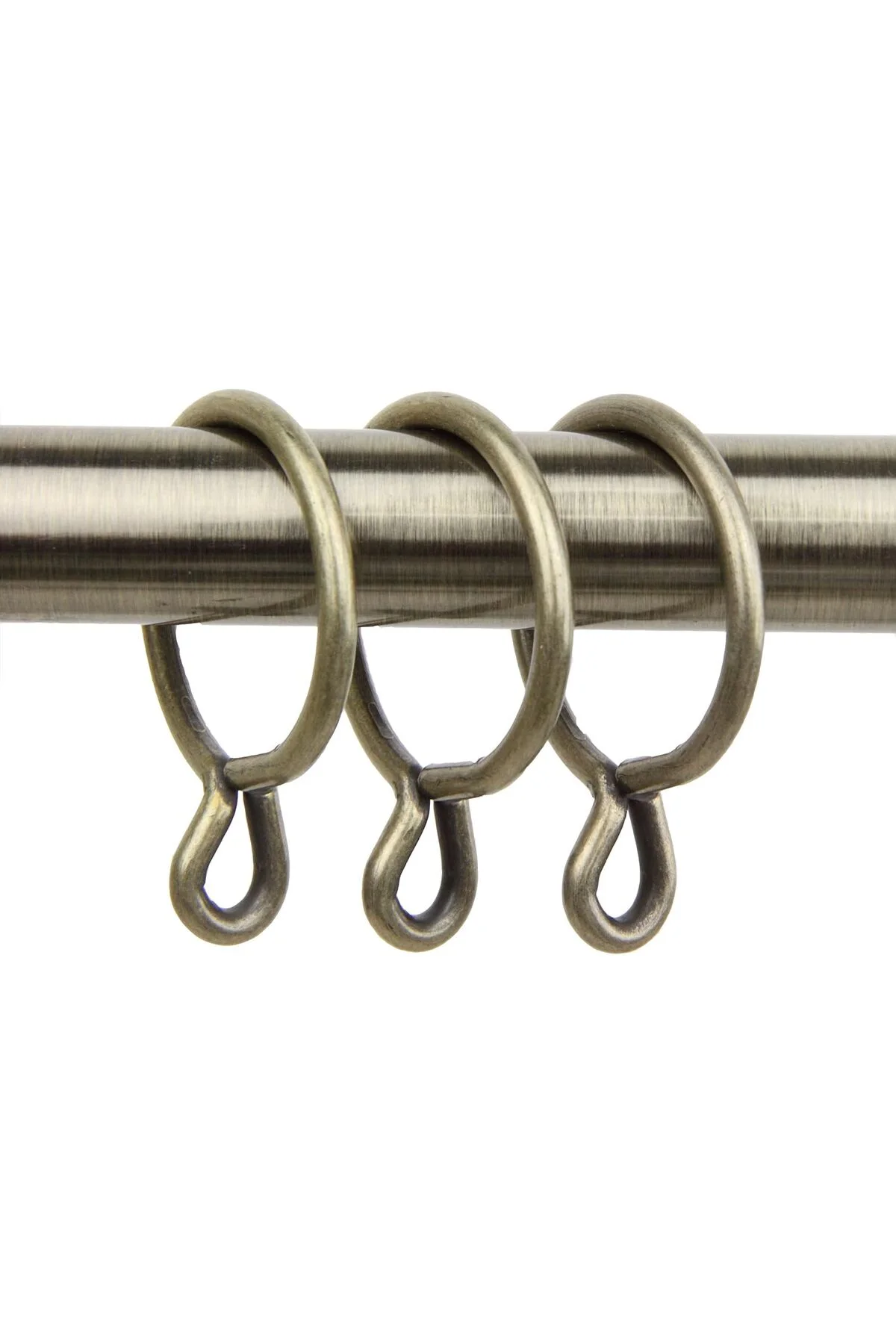 LuxShoping Rod Desyne Halkalar, 10 adet, 3,5 cm, antik pirinç 114