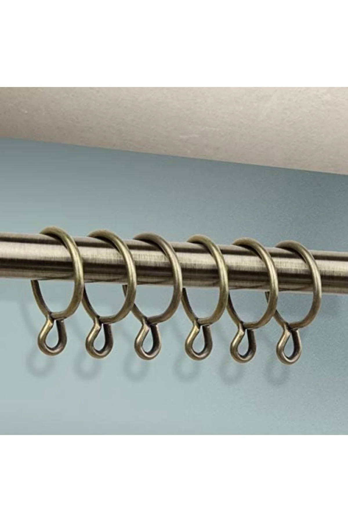 LuxShoping Rod Desyne Halkalar, 10 adet, 3,5 cm, antik pirinç 114