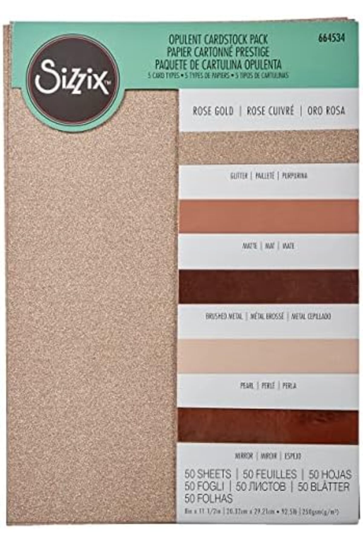 LuxShoping Rose, Surfacez, Yüzeyler-Zengin Kart Stoğu, 8x11,5 inç