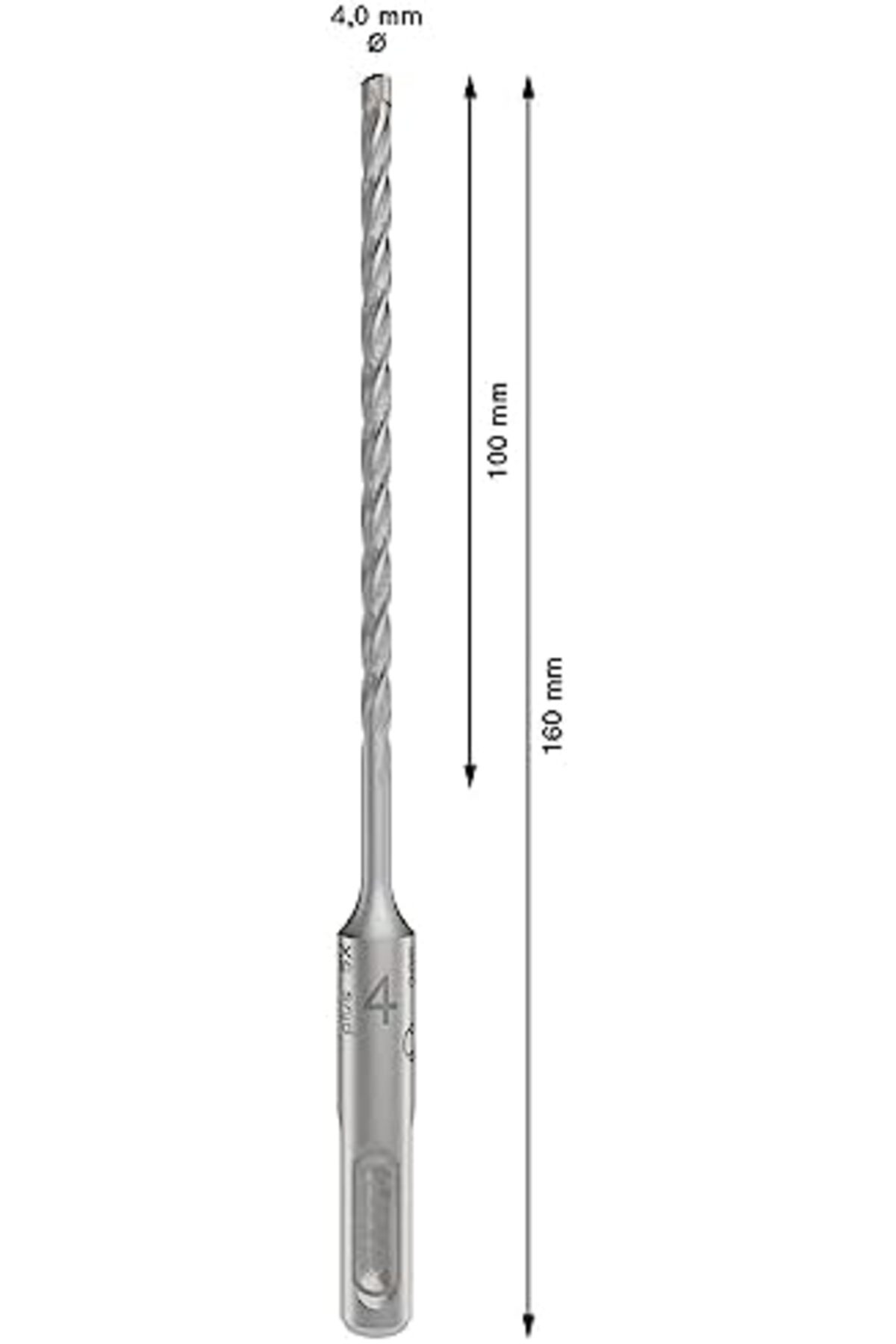 LuxShoping SDS-Plus-5X Kırıcı Delici Ucu, 4 * 160 mm, 1 Adet 1142