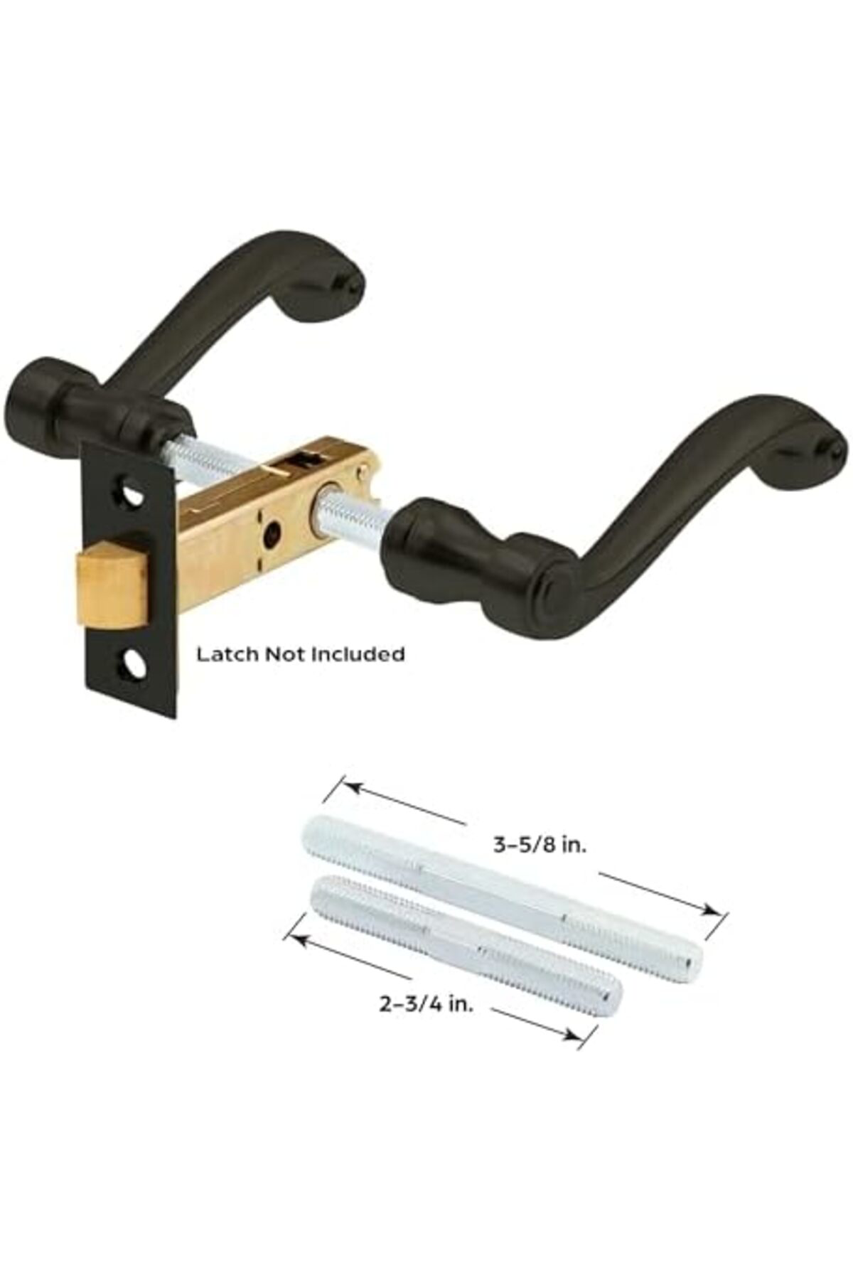 LuxShoping Security E 2666 Fransız Kolonyal Kapı Kolları, Ağır Dö