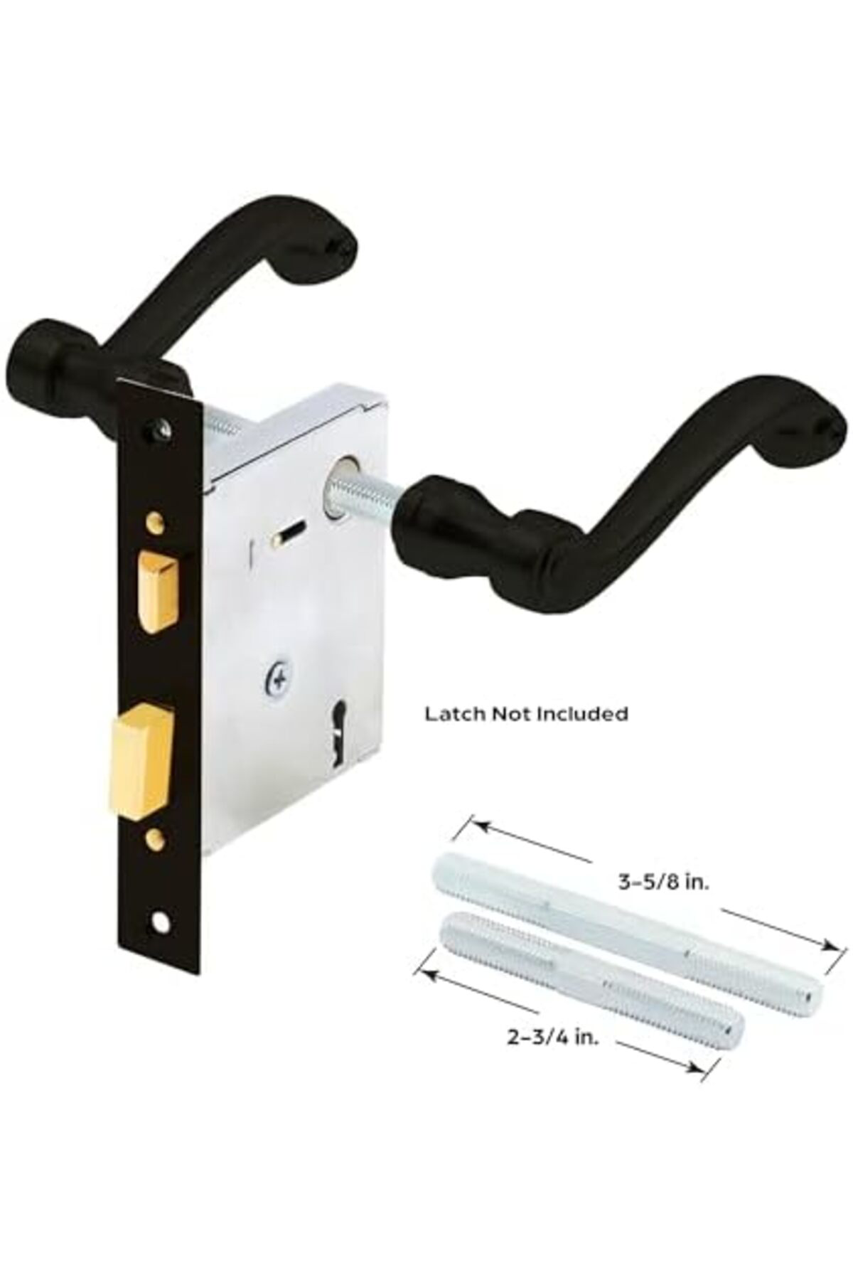 LuxShoping Security E 2666 Fransız Kolonyal Kapı Kolları, Ağır Dö