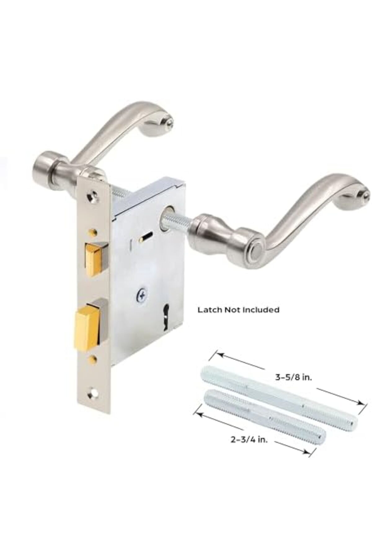 LuxShoping Security E 2663 Fransız Kolonyal Kapı Kolları, Ağır Dö
