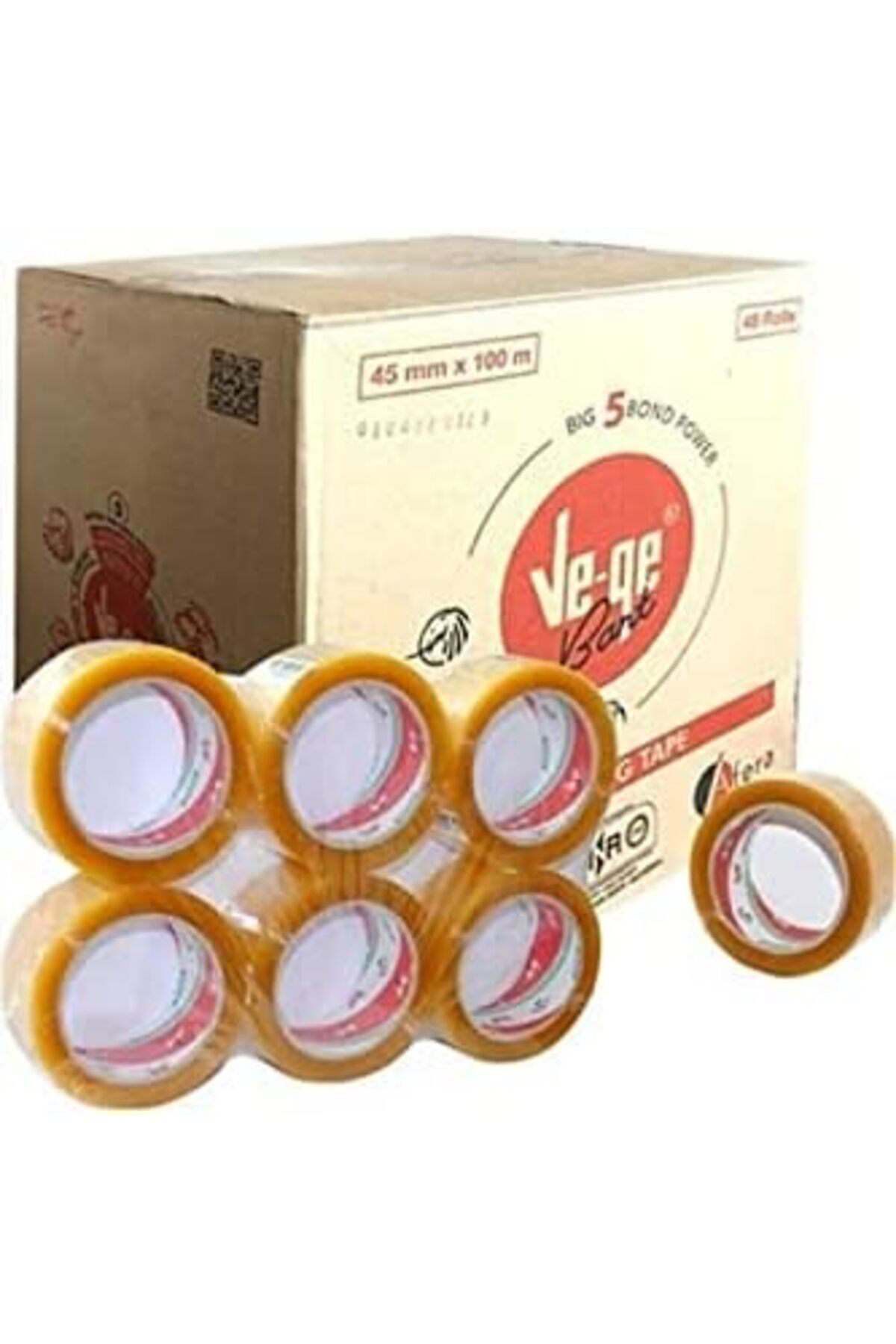LuxShoping Şeffaf Koli Bandı, 45x100, 10 Adet 1142128