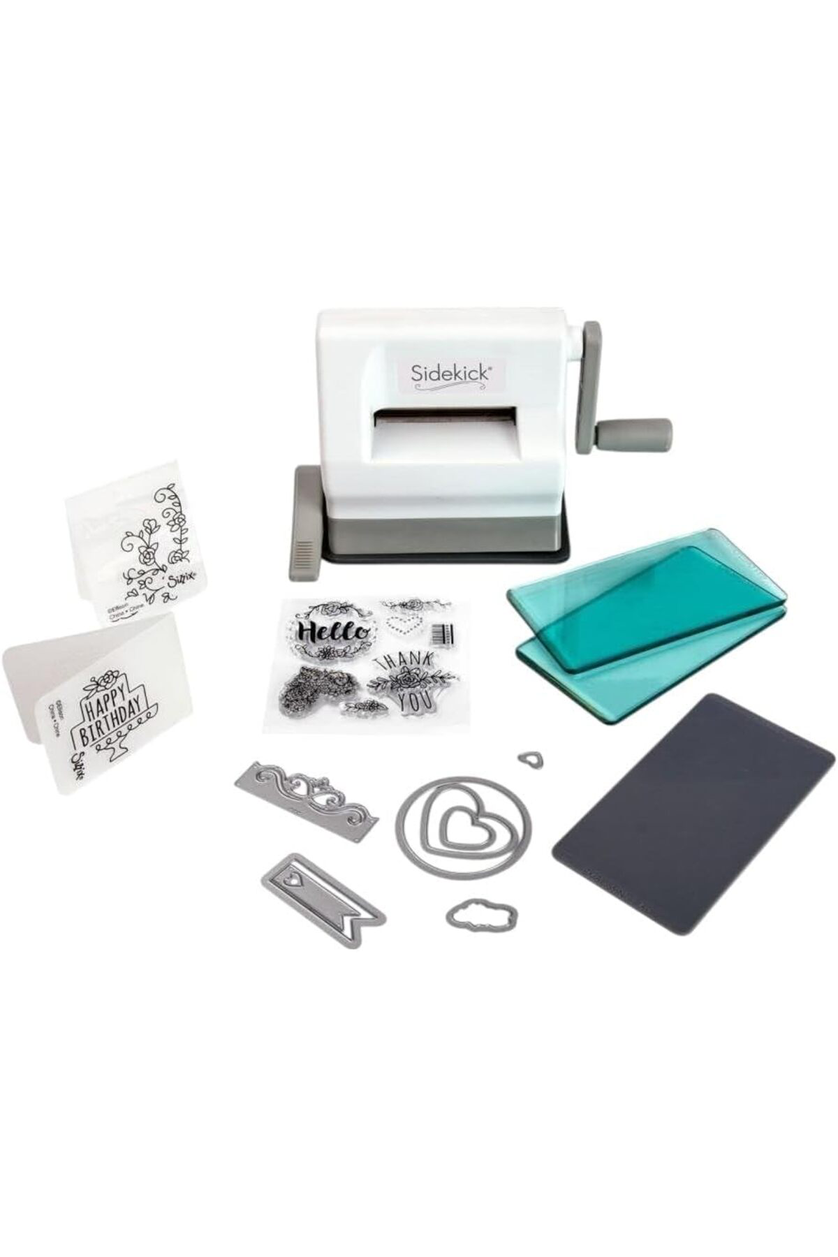 LuxShoping Sidekick delme makinesi 661770, 6,35 cm açıklık, beyaz