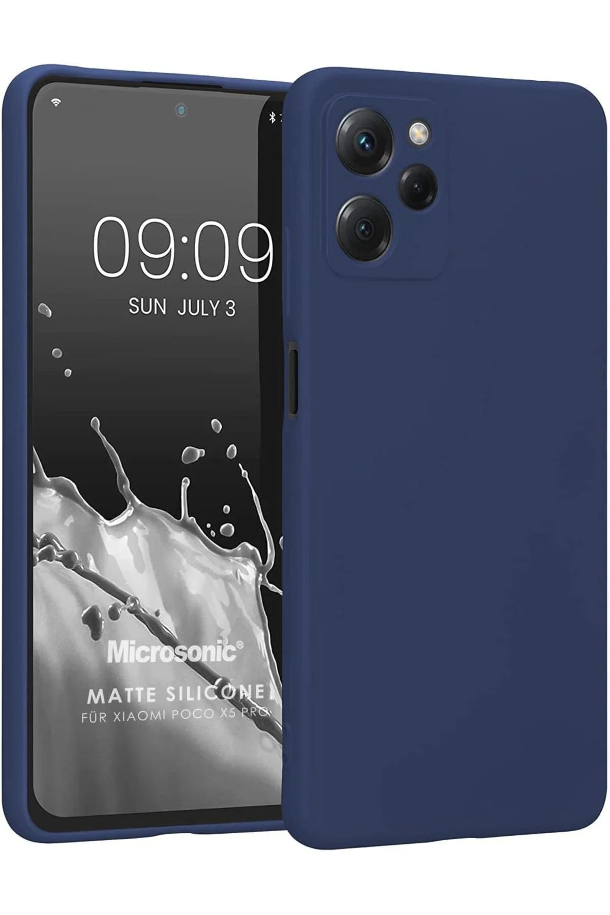 LuxShoping Silicone 12 için Kılıf Lacivert [ 12 ile Uyumlu Kılıf 