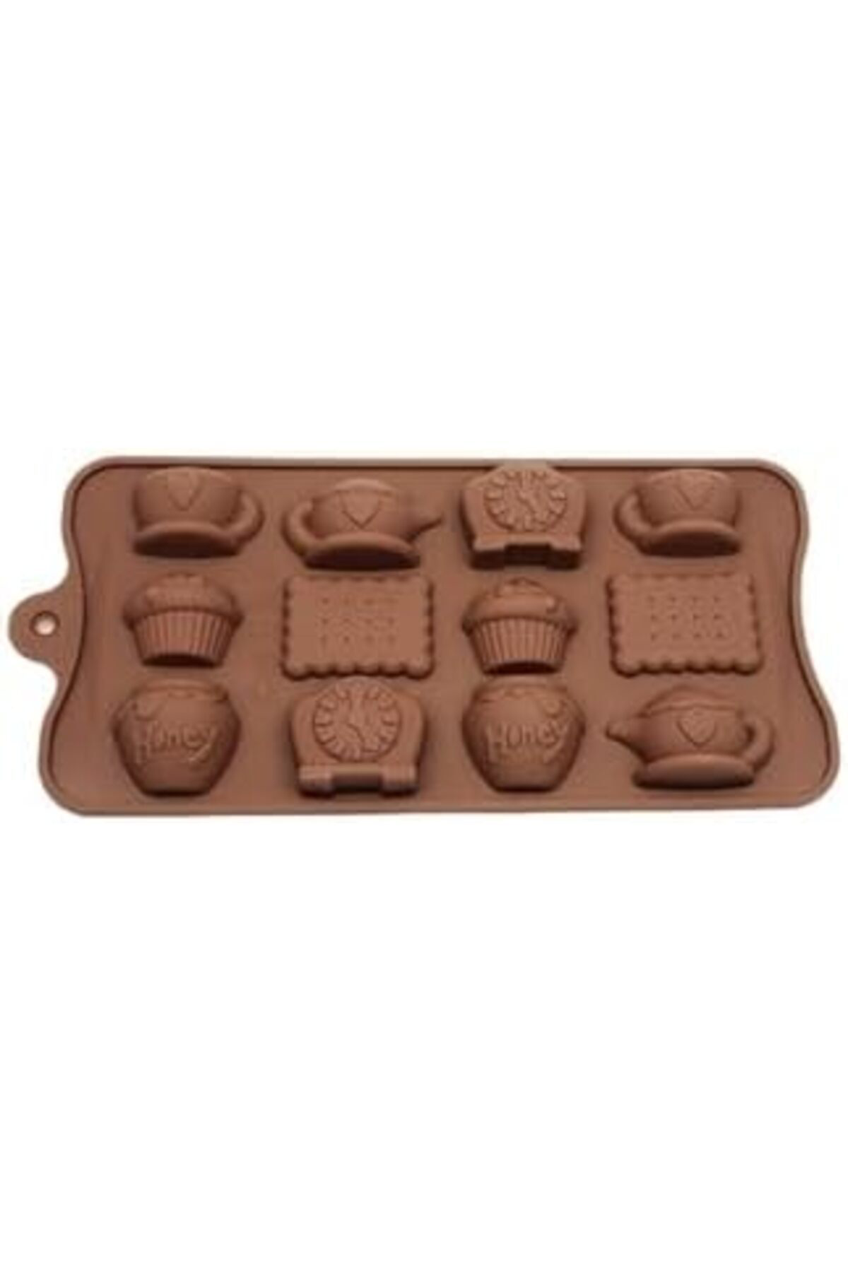 LuxShoping Siliko World Çay Saati Çikolata Kalıbı Silikon 1142128