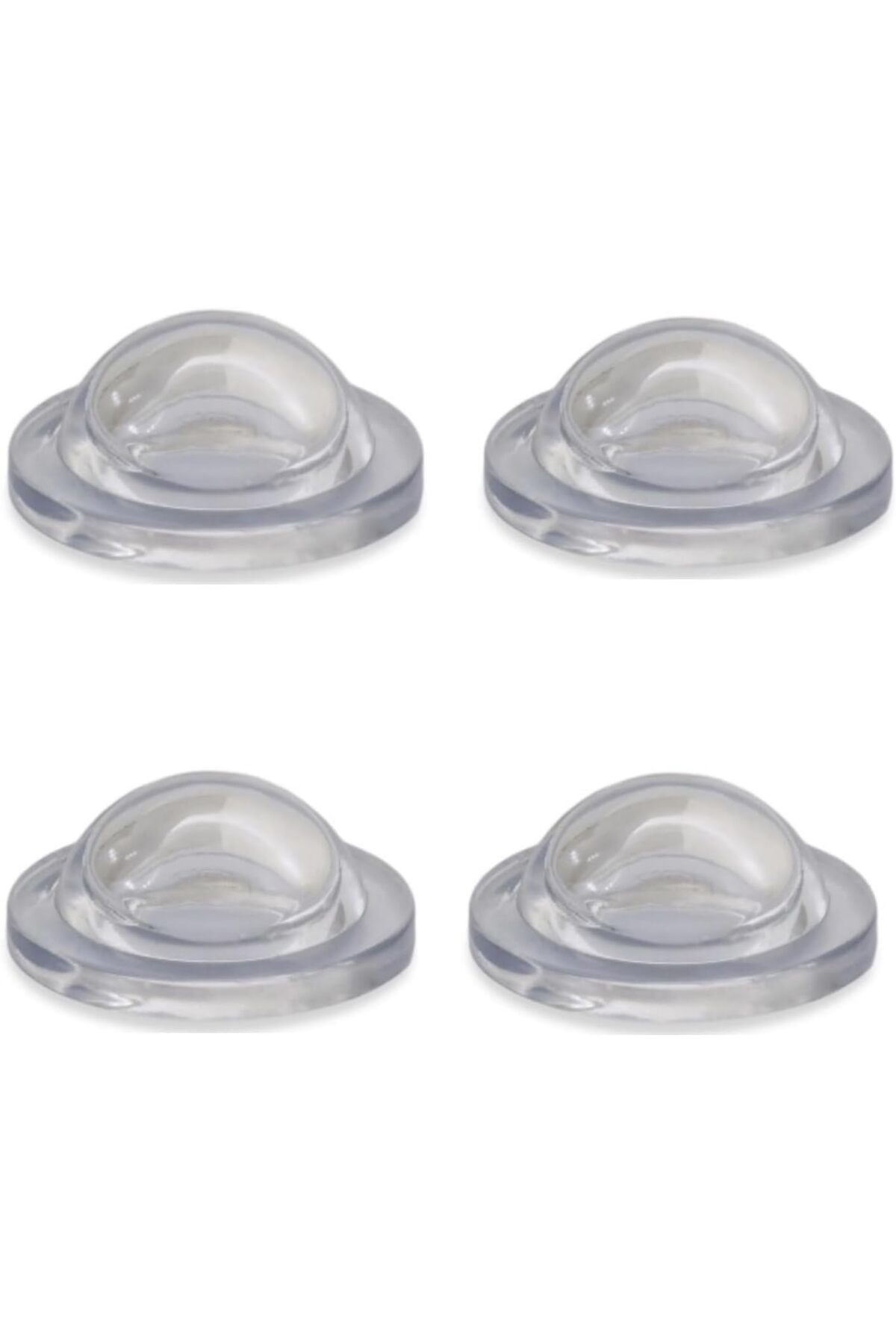 LuxShoping Silikon Kapı Stoperi Tamponu Yapışkanlı Şeffaf Kapı Ko