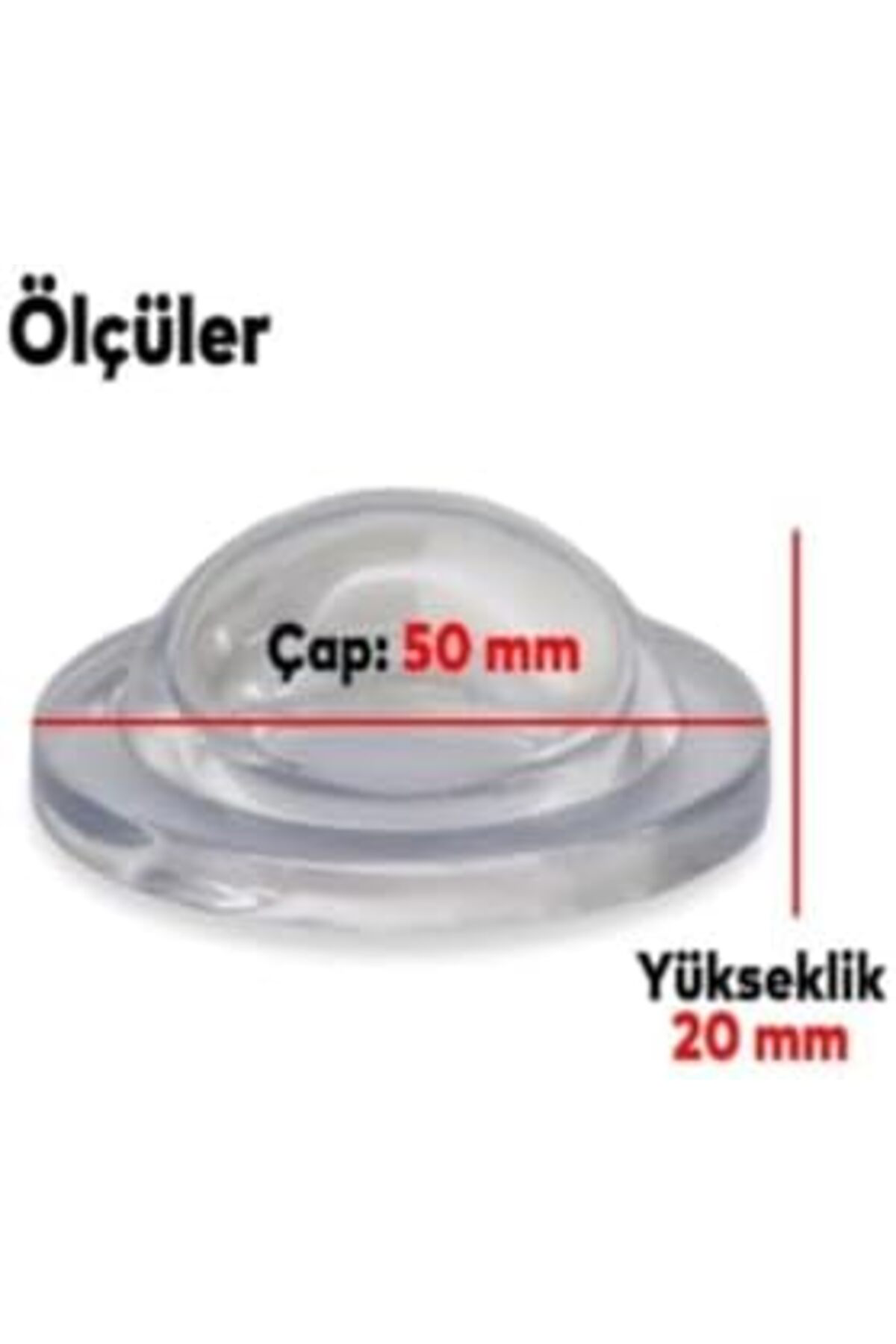 LuxShoping Silikon Kapı Stoperi Tamponu Yapışkanlı Şeffaf Kapı Ko