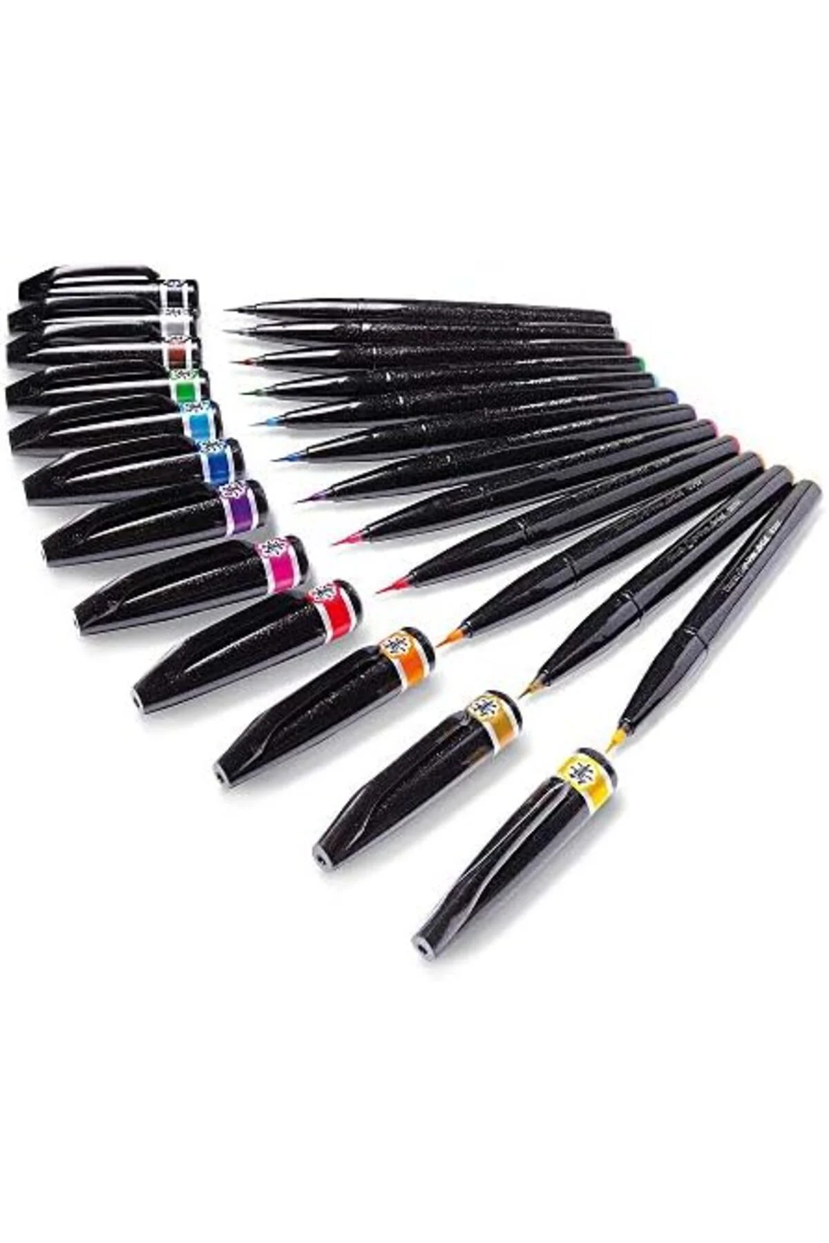 LuxShoping Sing Pen Brush İnce Uçlu Fırça Kalem SARI 1142128