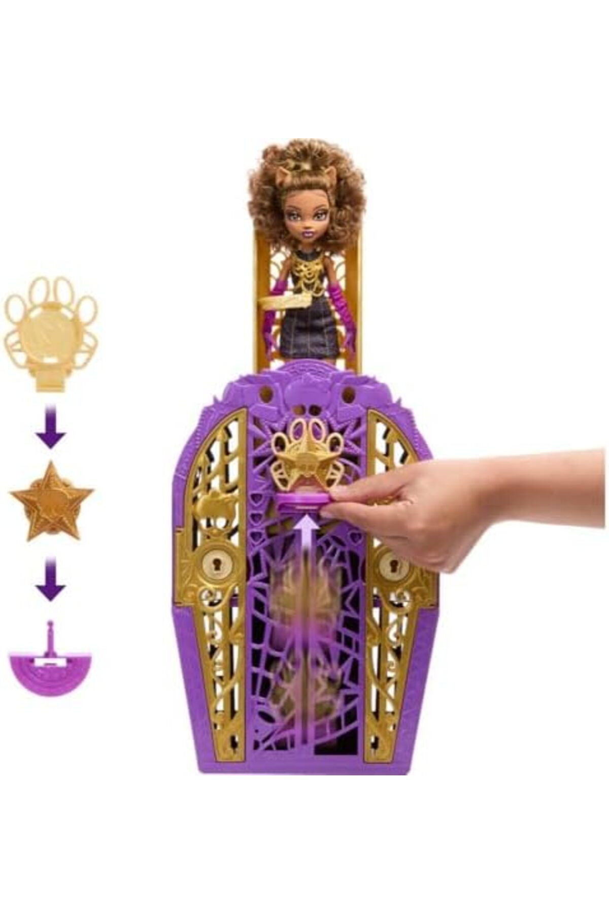 LuxShoping Skulltimate Bebek ve Aksesuar Seti, Hauntlywood Gizeml