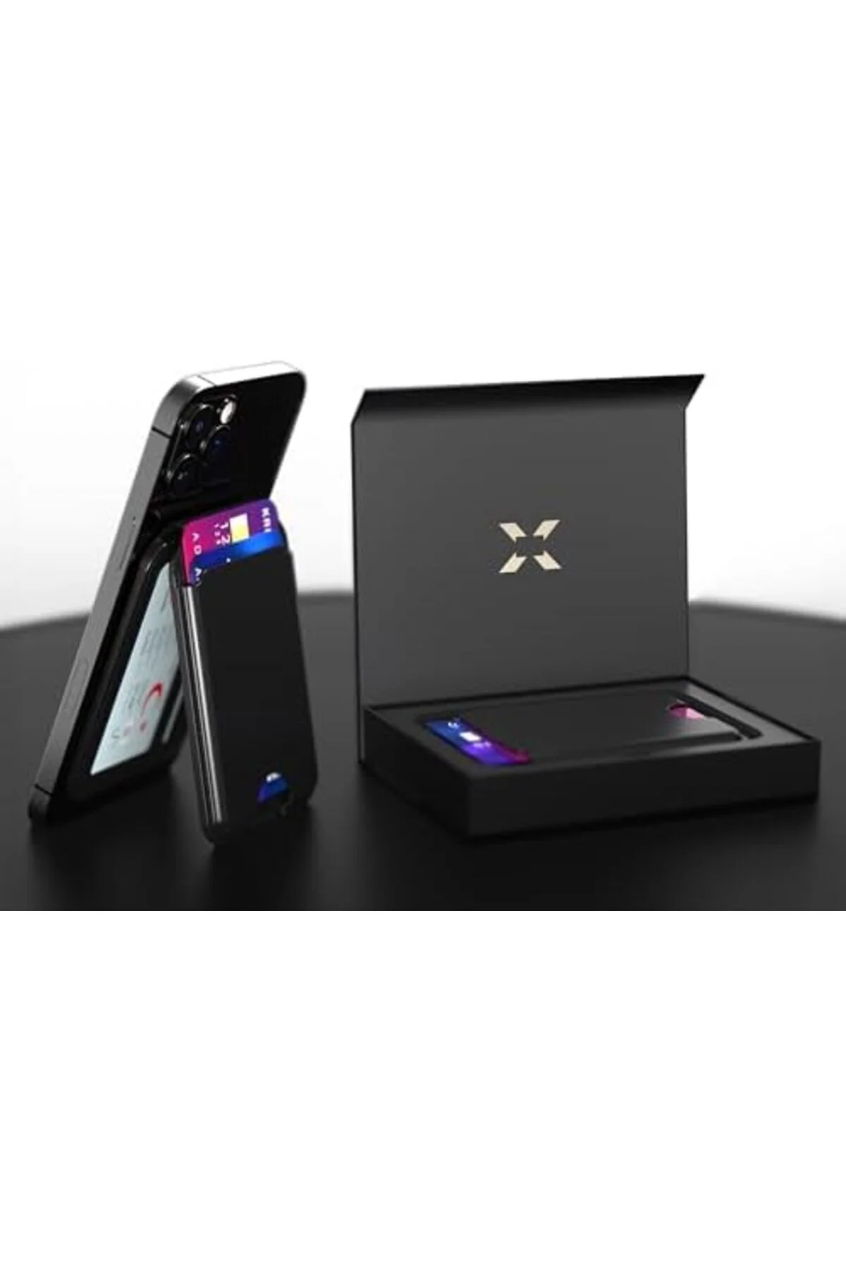 LuxShoping Smart Akıllı Deri Cüzdan Takip Edilebilir Manyetik Kar