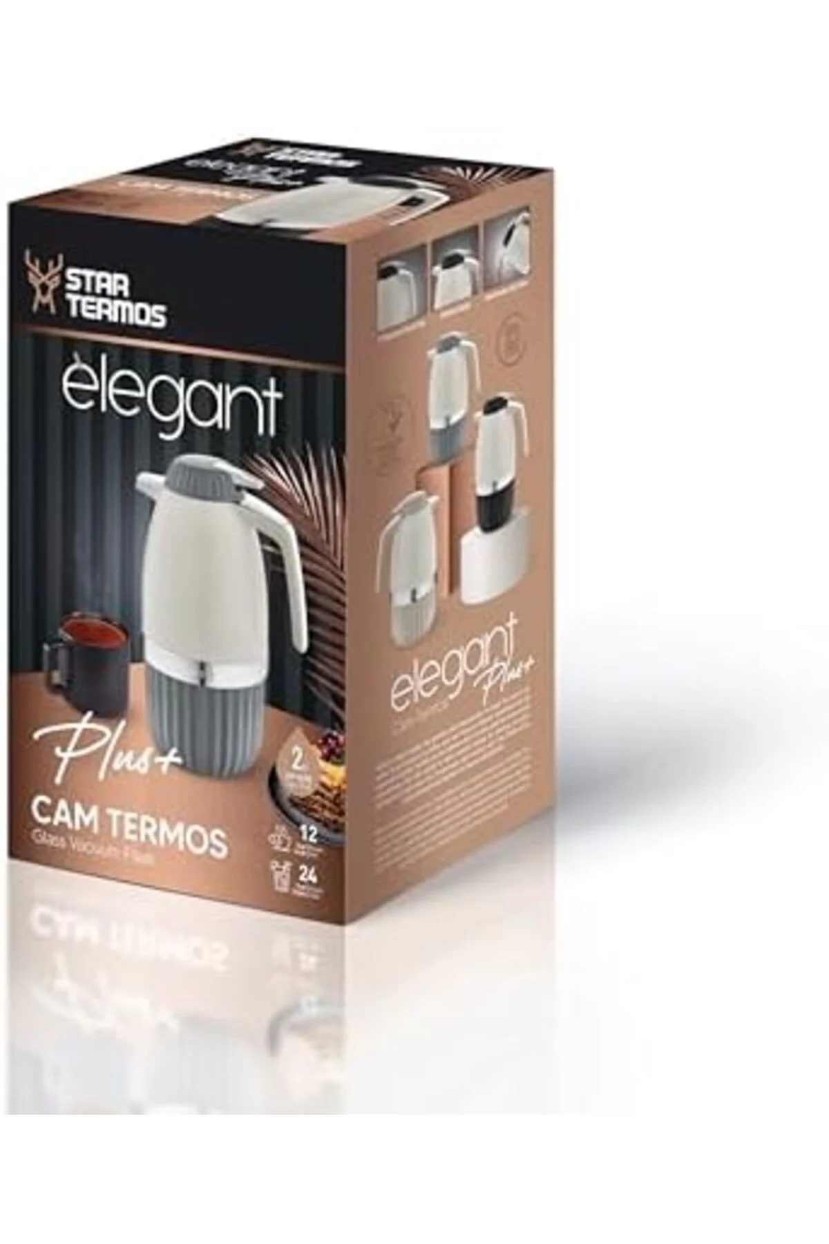 LuxShoping Star Termos Serisi 2 Litre Cam Termos 1142128