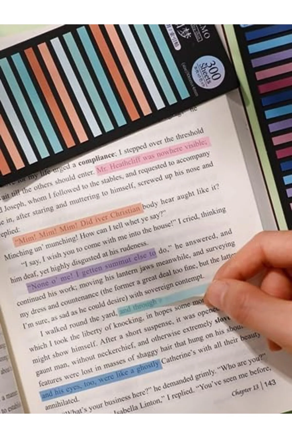 LuxShoping Sticky Notes Şeffaf Renkli Yapışkan Postit Not Kağıdı 