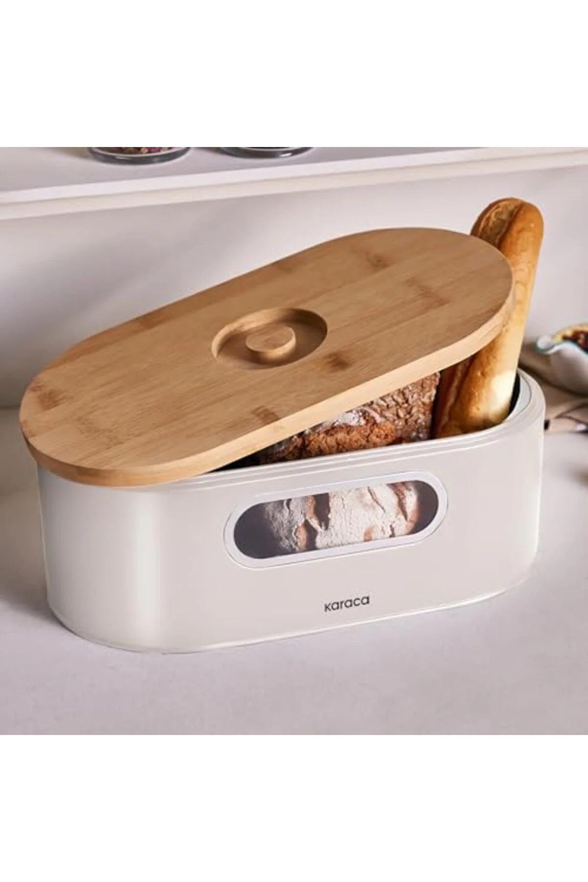 LuxShoping STREAM 2'IN 1 EKMEK KUTUSU-CREAM 1142128