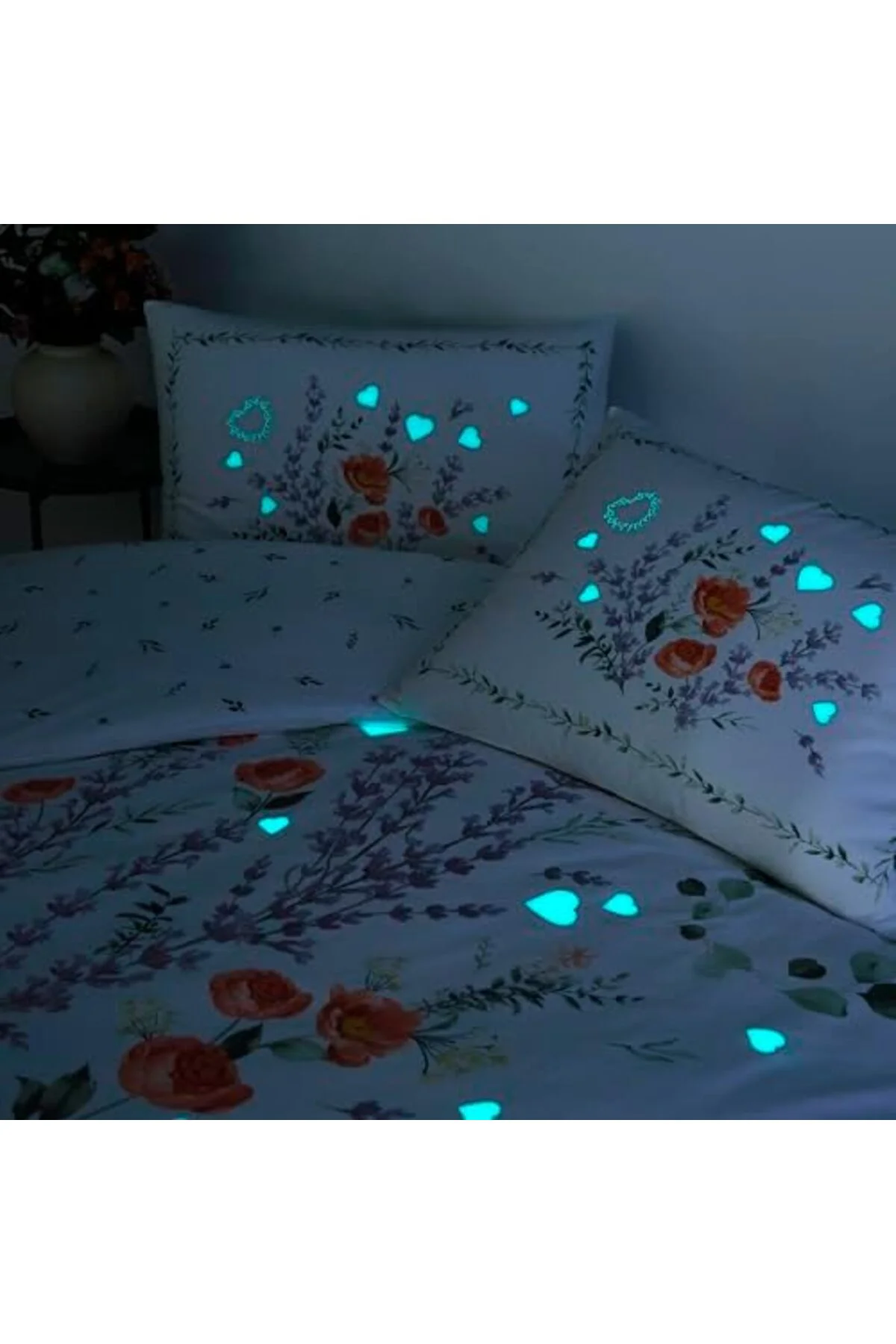 LuxShoping Sunshine Standart Pamuk Nevresim Takımı, Yeşil, Çift K