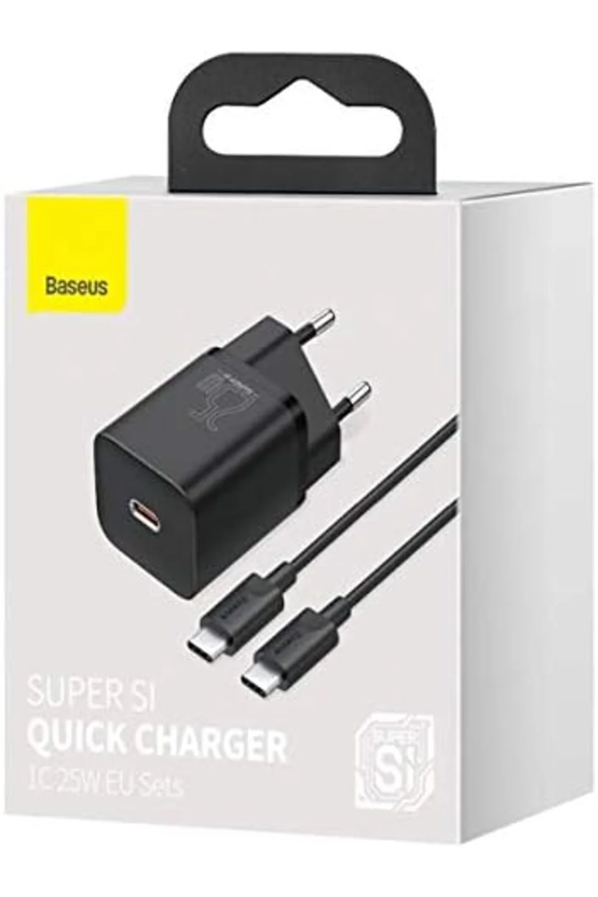 LuxShoping Super Si PD 25W Type-c To Type-c Kablo Duvar Şarj Seti