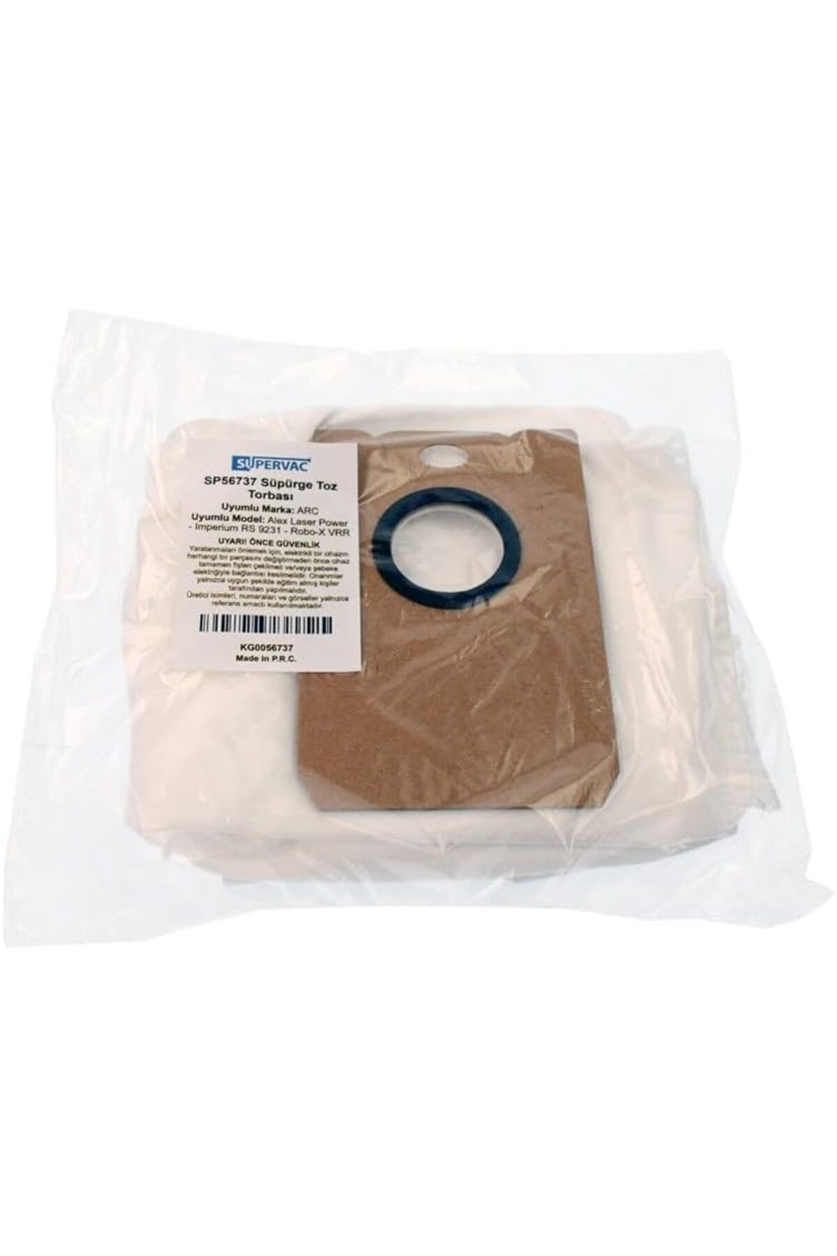 LuxShoping Süpürge Toz Torbası 6'lı, RS 9231, Robo-X VRR 82314 VB