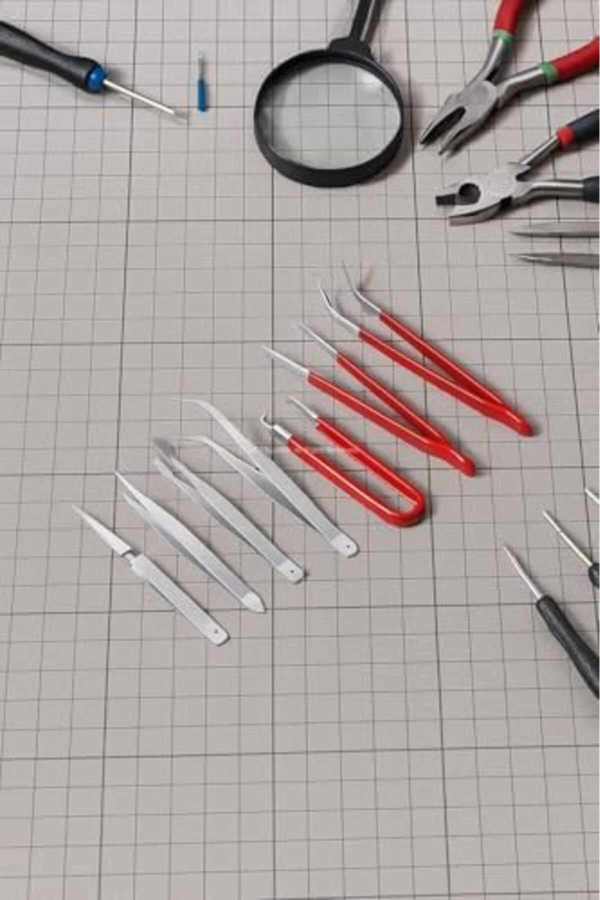 LuxShoping Tamirci Cımbız Seti, 7 Parça, Paslanmaz Çelik, Antiman