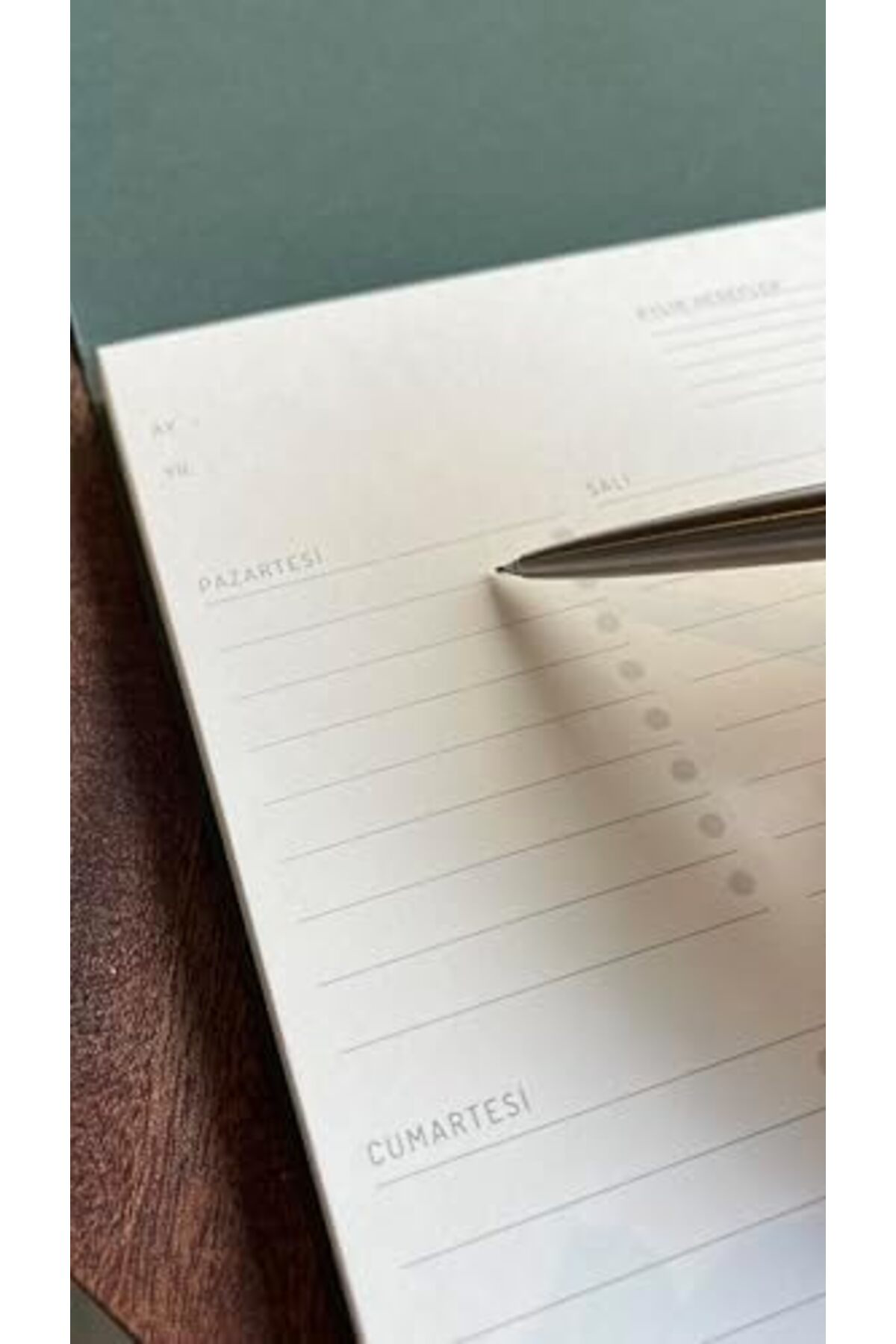 LuxShoping Tarihsiz Planlayıcı, A4 Boyutunda (21cm x 29.7cm) (Haf