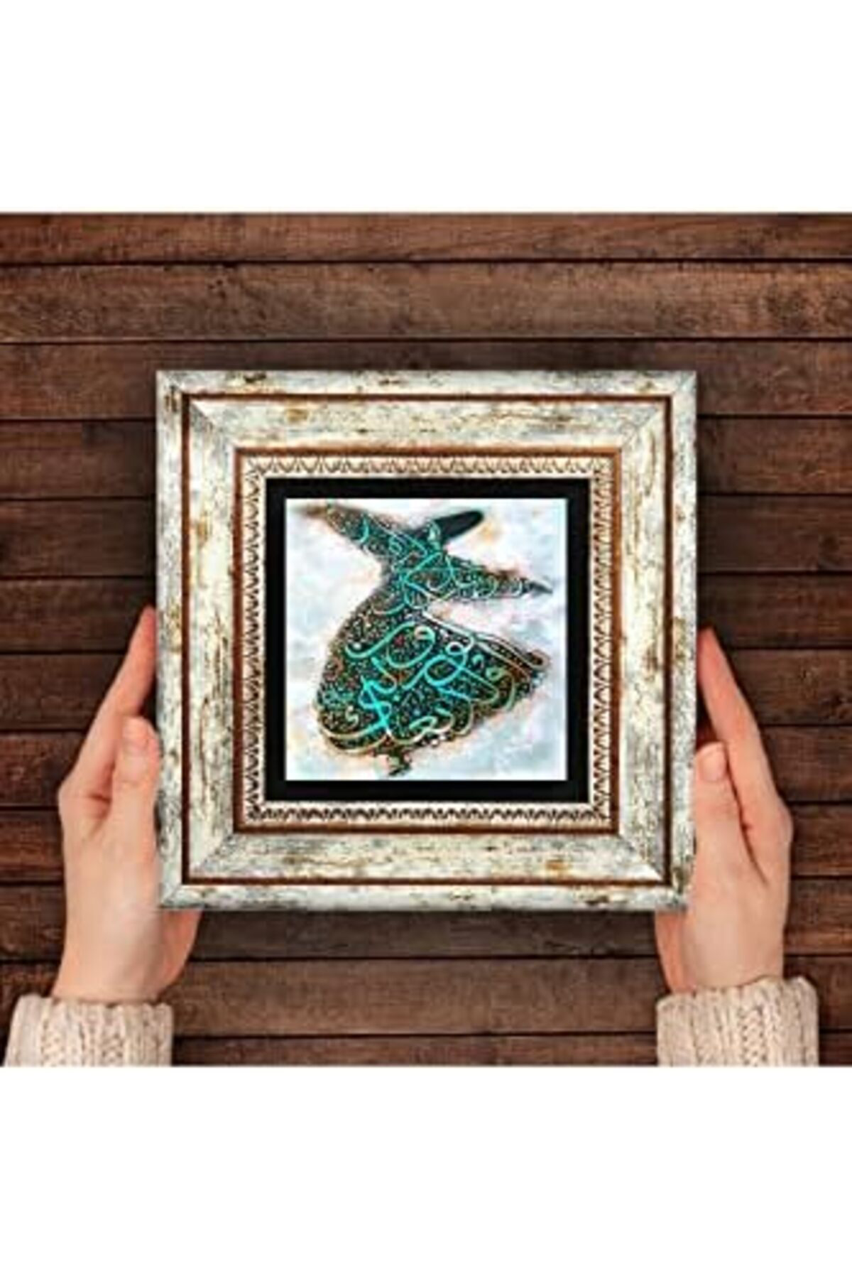 LuxShoping Taş Duvar Tablosu - Çerçeveli Taş Tablo - Dekoratif Du