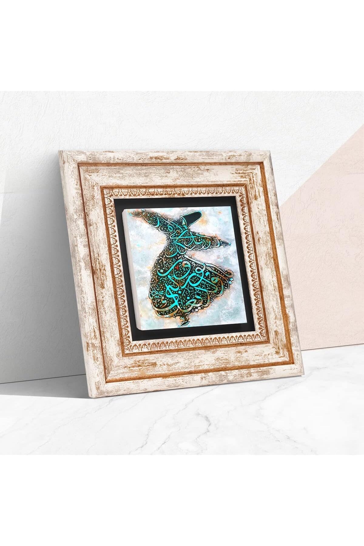 LuxShoping Taş Duvar Tablosu - Çerçeveli Taş Tablo - Dekoratif Du