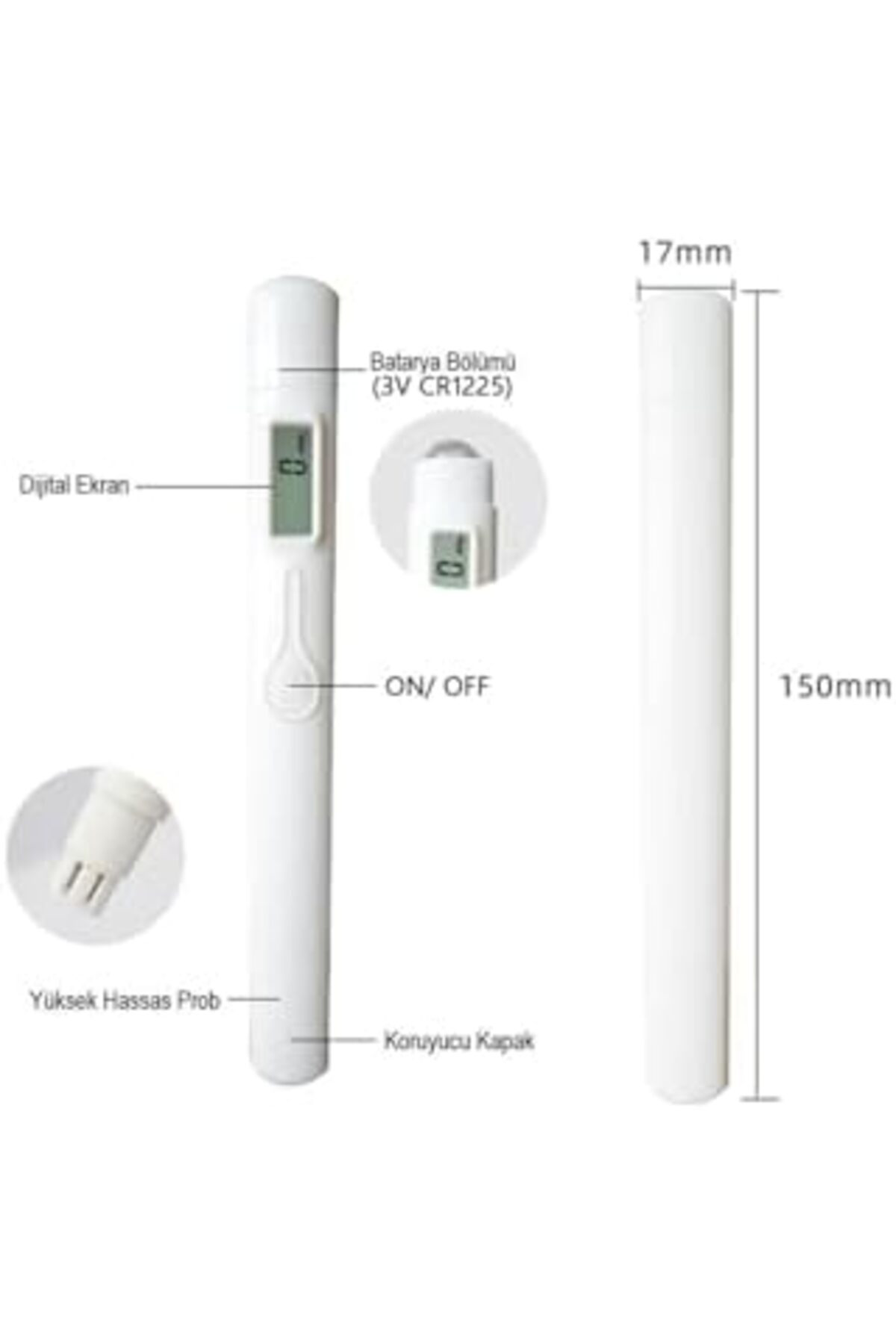 LuxShoping Tds M6 Metre Lcd Ekranlı Kalem Tip Taşınabilir Su Akva