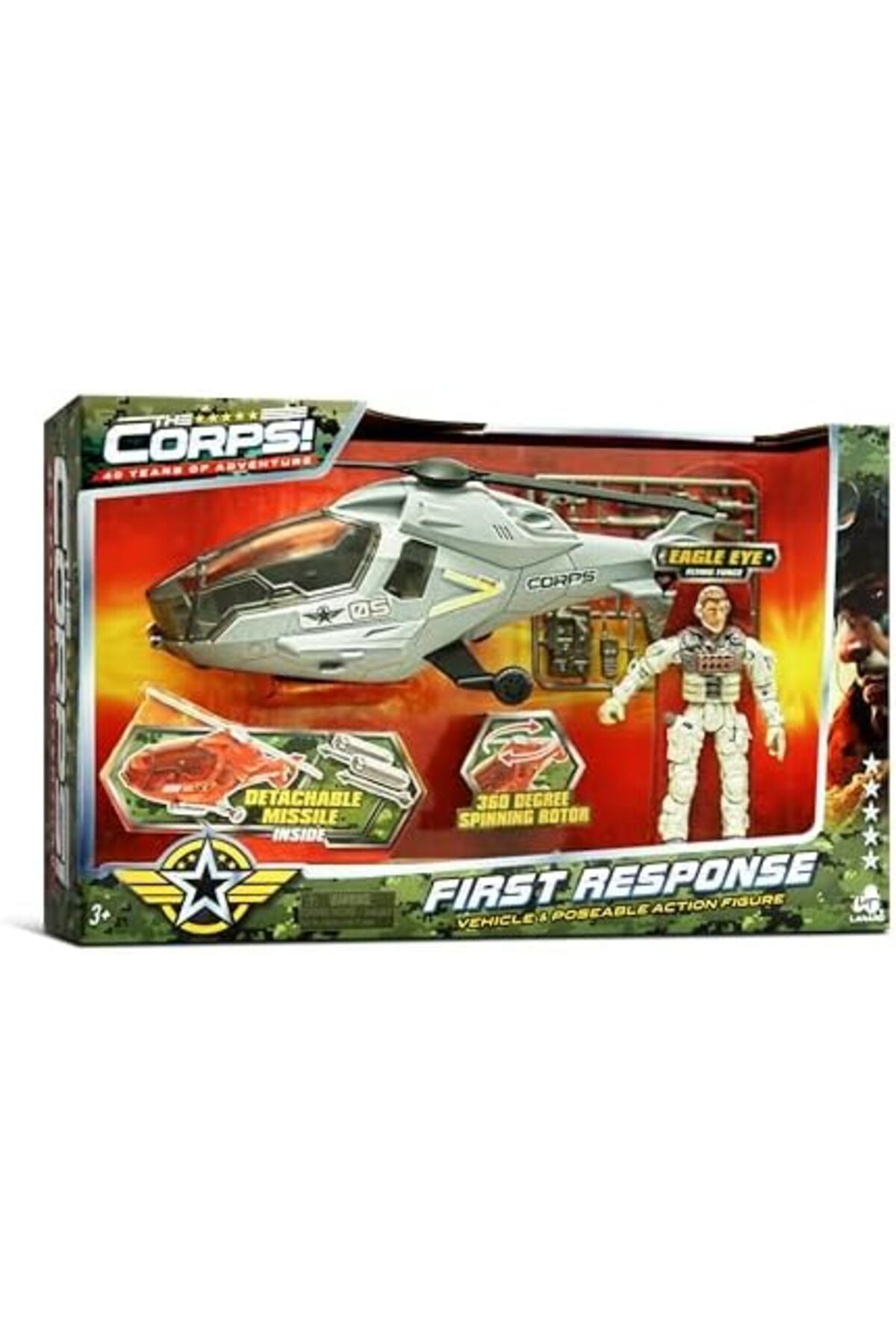 LuxShoping The Corps Dire Wolf Askeri Araçlar - Kırmızı 1142128