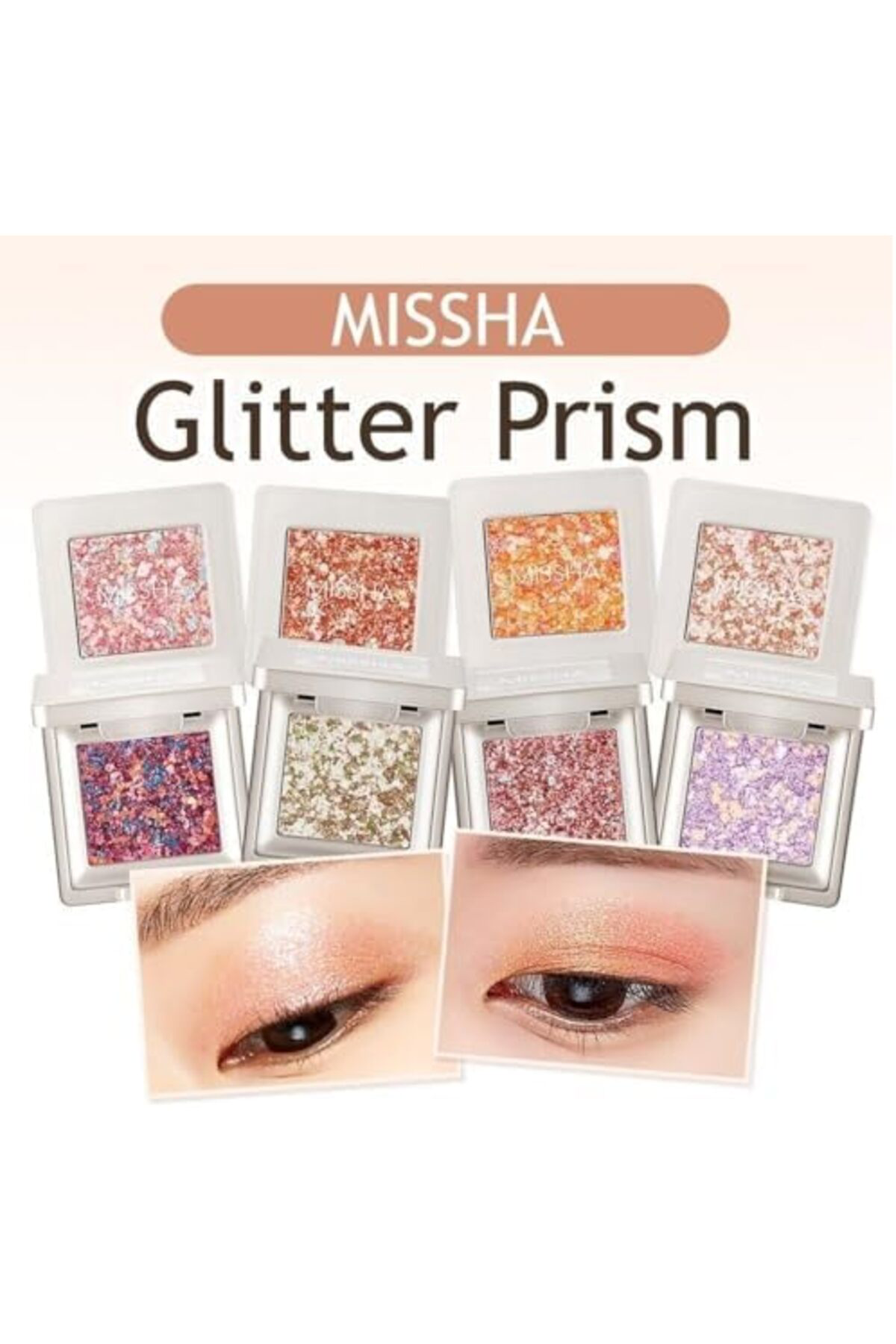 LuxShoping Topaklanmayan, El Yapımı Glitter Far Modern Shadow Gli
