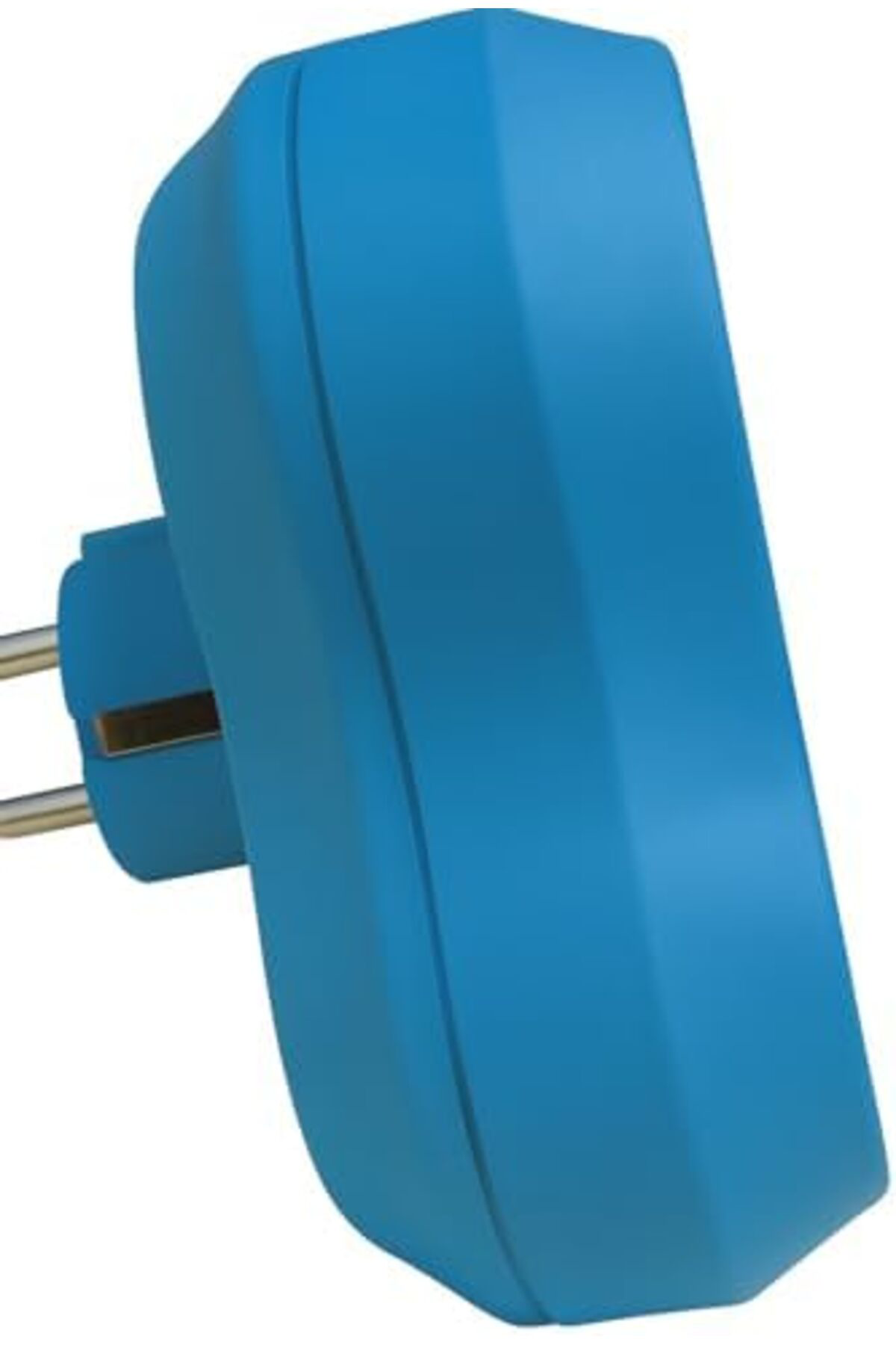 LuxShoping Topraklı Priz Çoklayıcı Fiş, 3'lü, Mavi, 16A 250V, Mak