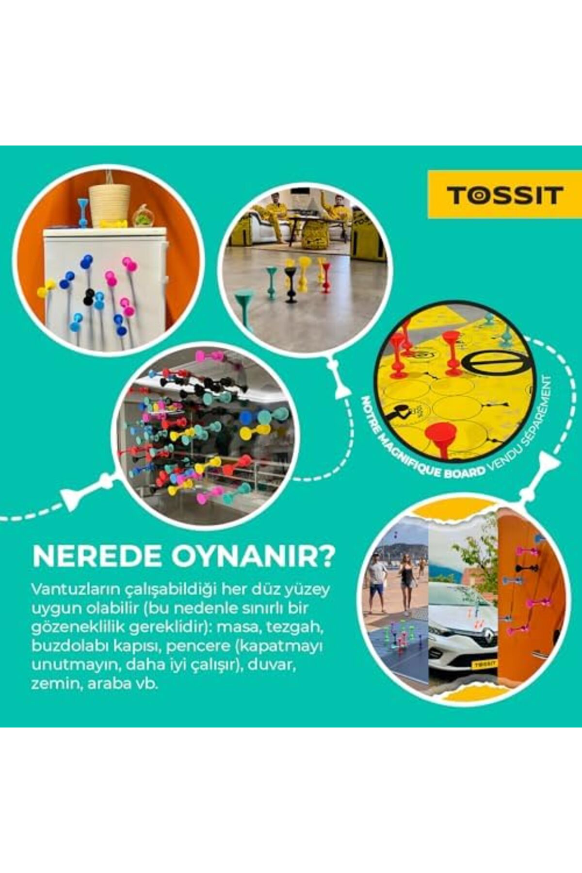 LuxShoping TOSSIT Game: Aile ve Partiler İçin Mükemmel Silikon Va