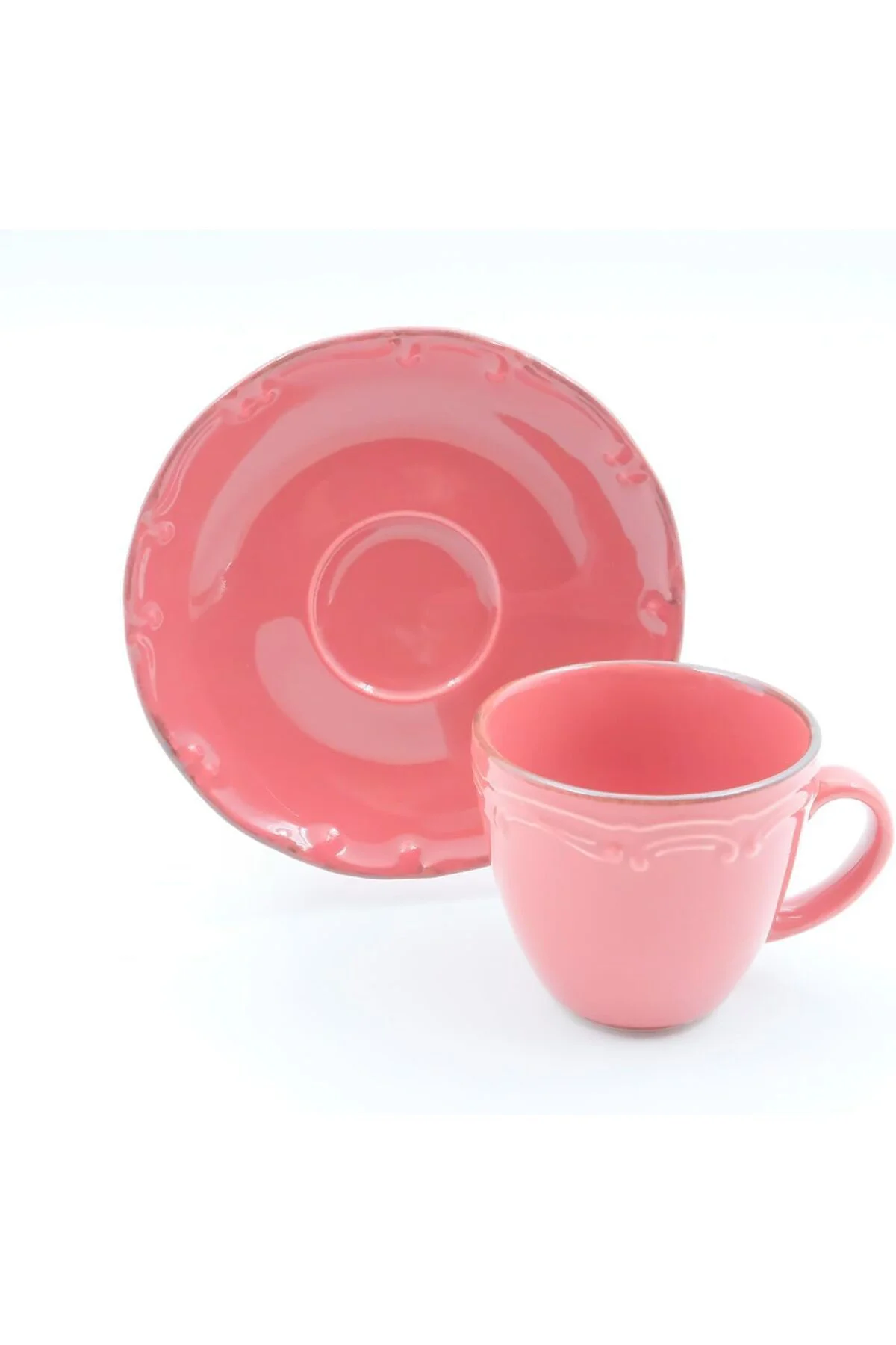 LuxShoping Tulu Luna Altı Kişilik Türk Kahve Fincan Takımı 90 ml 