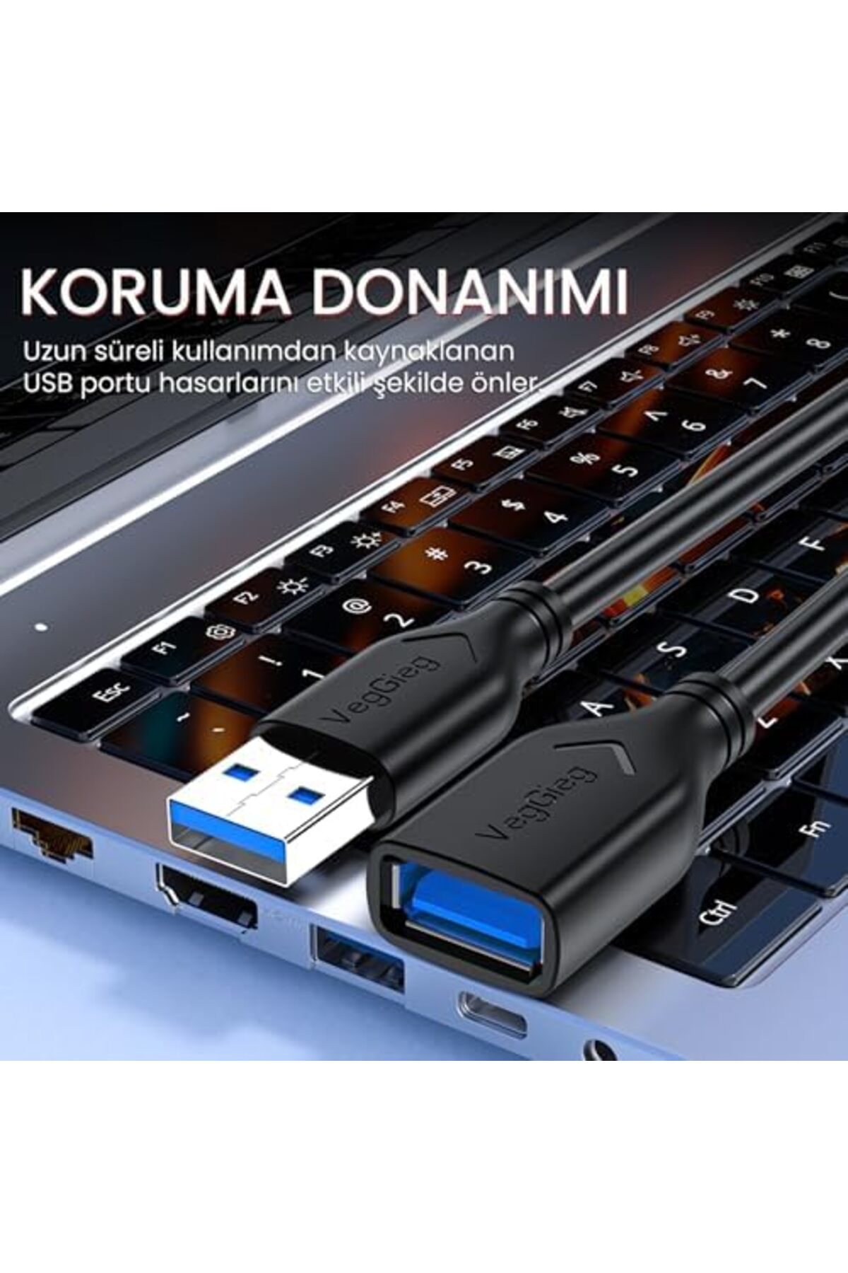 LuxShoping USB 3.0 Uzatma Kablosu 50CM 1142128