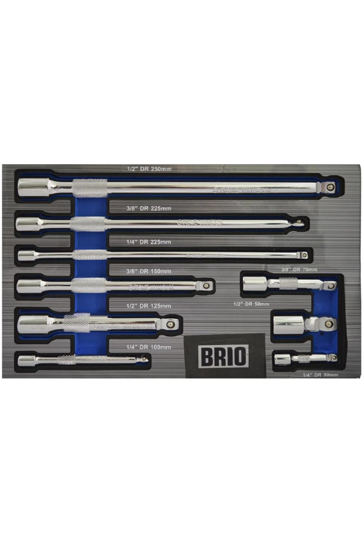LuxShoping Uzatma Kol Set 9 Parça 1/4 3/8 1-2 1142128