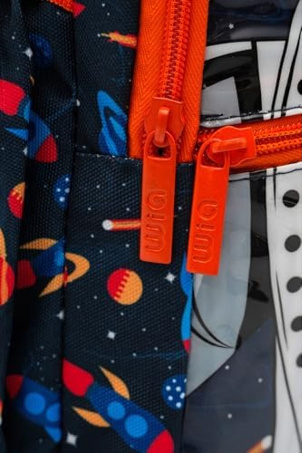 LuxShoping Wia Astronot Baskılı Erkek Çocuk Üçlü Çanta Seti - Lac