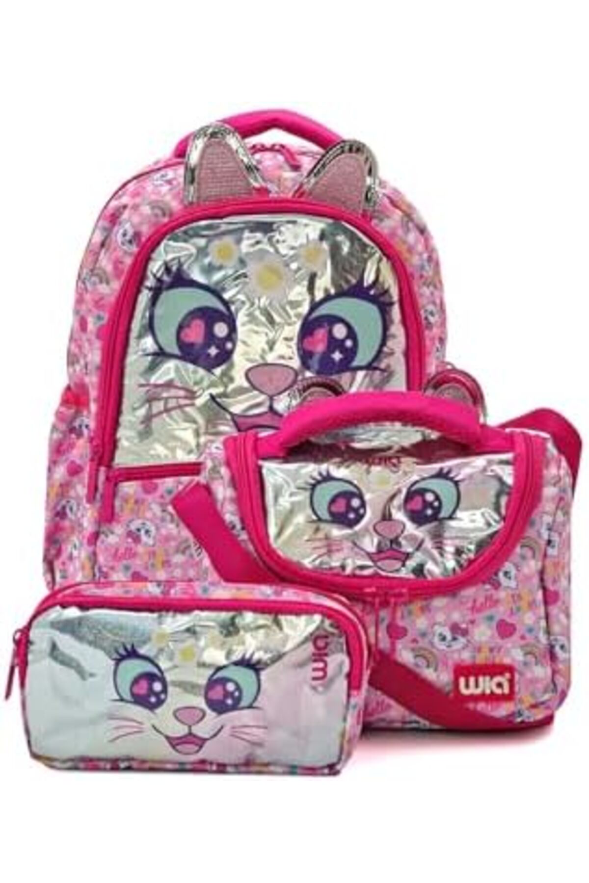 LuxShoping Wia Cat Kız Çocuk Okul Seti Pembe 1142128 LuxShoping Wia Cat Kız Çocuk Okul Seti Pembe 1142128