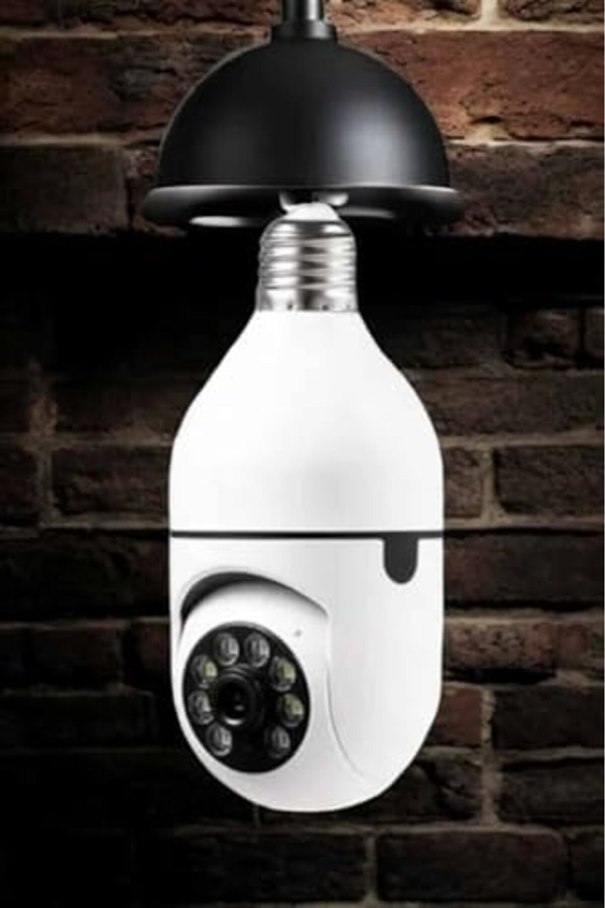 LuxShoping Wifi Kamera Duylu Ampul Görünümlü 360 Derece Dönebilen