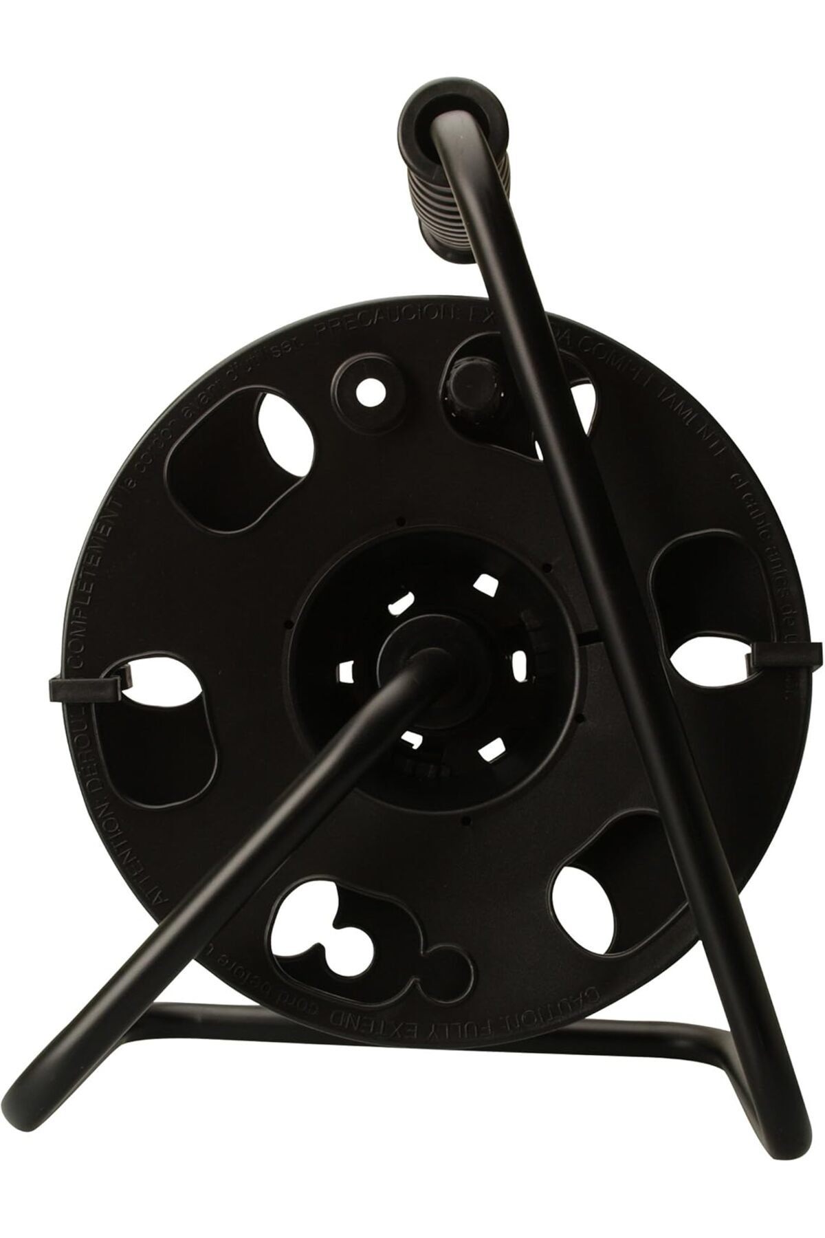 LuxShoping Woods 22849 Metal Ayaklı Kordon Makarası, Siyah, 150-f