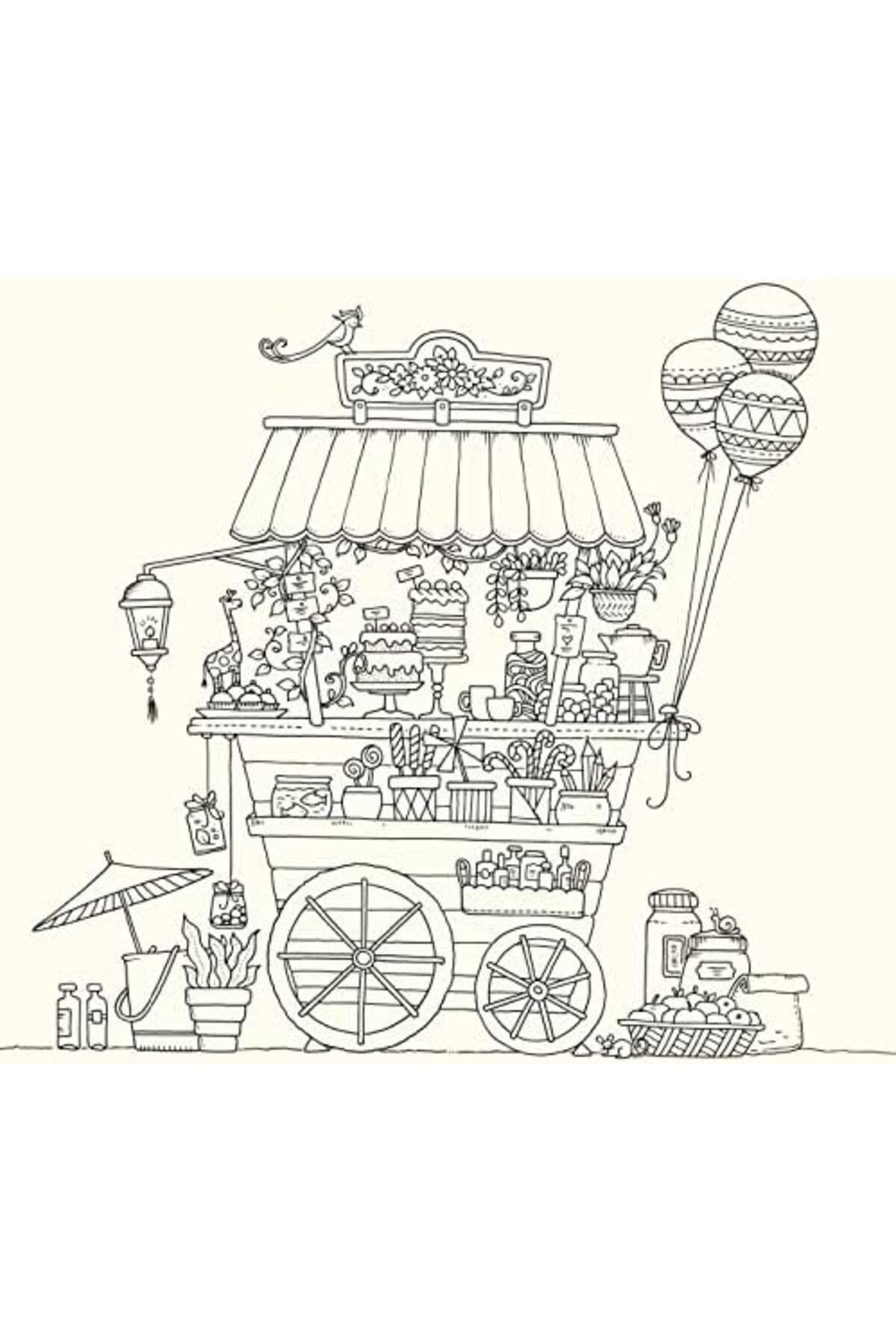 LuxShoping Worlds of A Colouring Book for the Curious 1142128