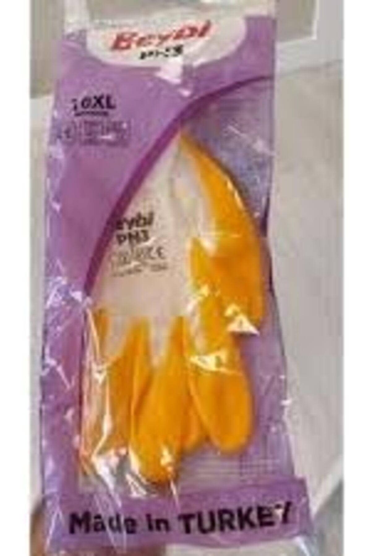 LuxShoping YAPI 5 Çift Beybi Pn3 Sarı Nitril Eldiven Inşaat Eldiv